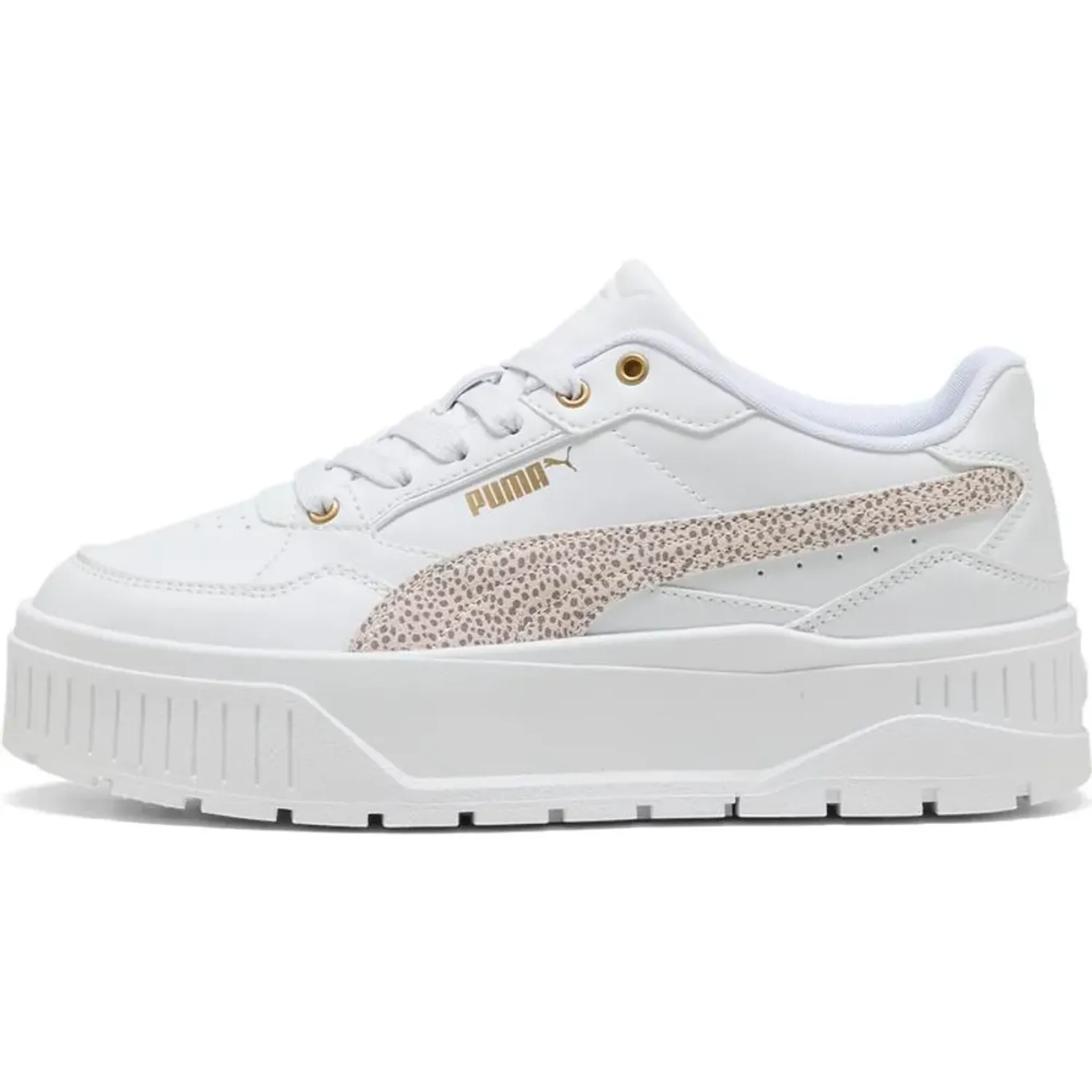 Zapatillas Puma Urbanas Mujer Karmen Ii Idol Topcat color blanco | Platanitos