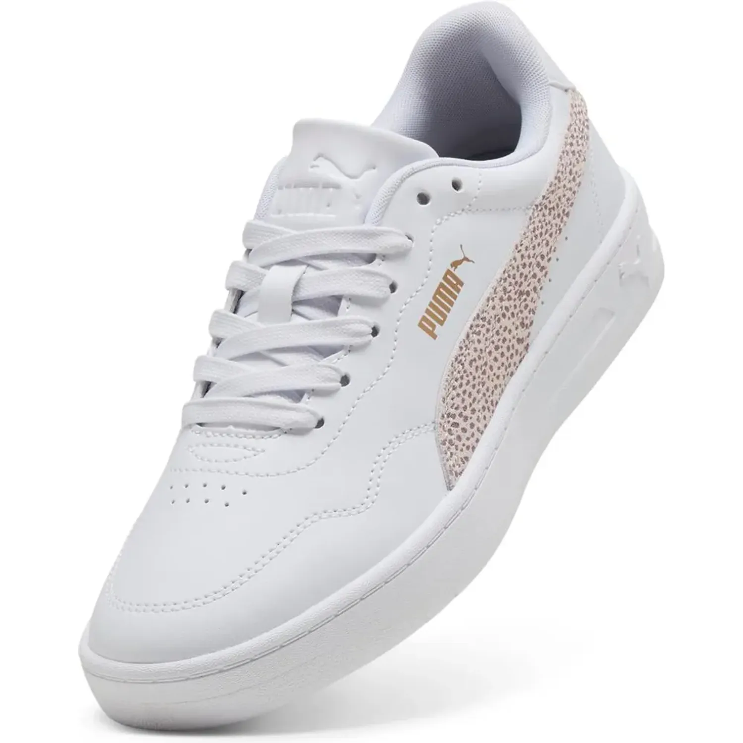 Zapatillas Puma Urbanas Mujer Court Lally Topcat color blanco | Platanitos