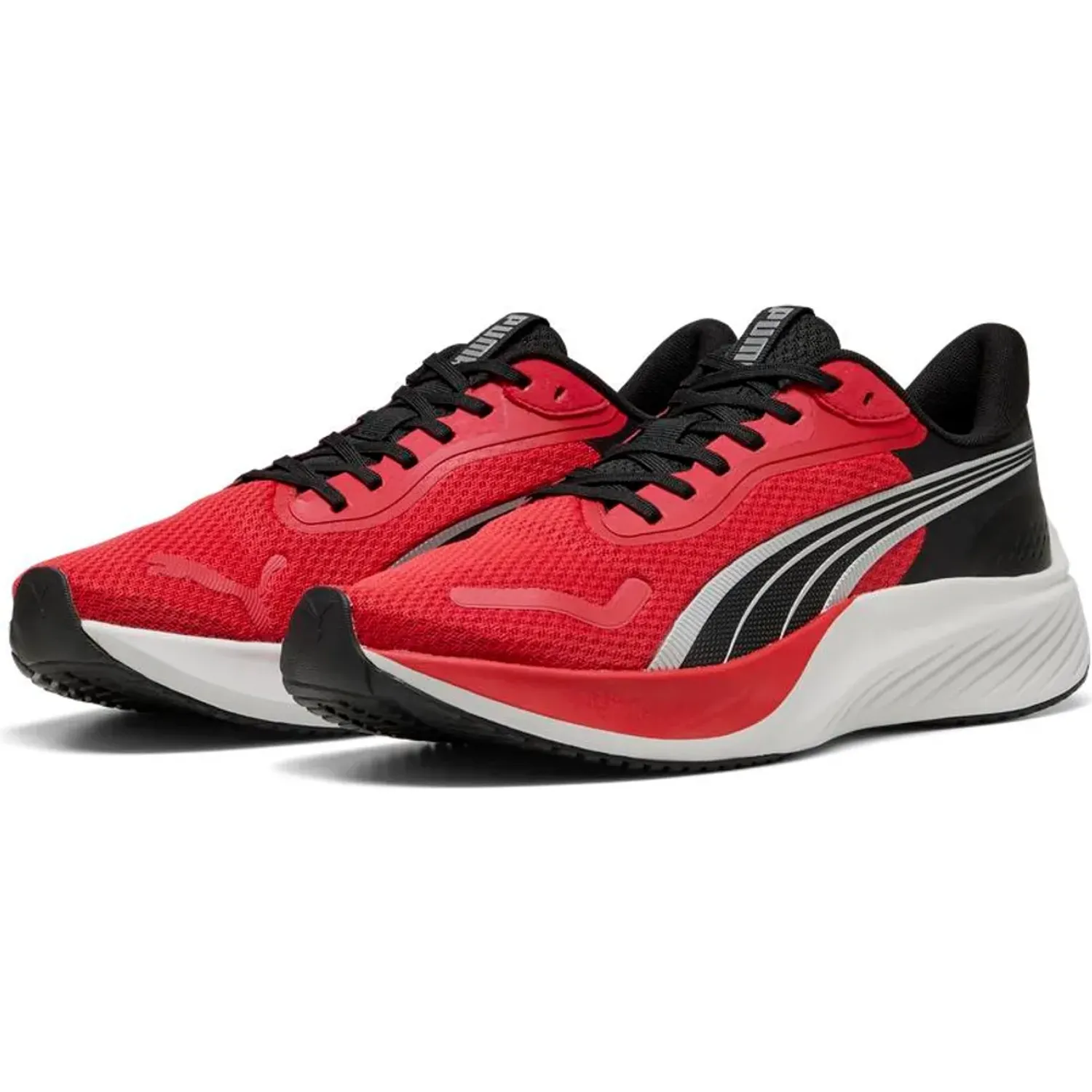 Zapatillas Puma Running Hombre Pounce Lite color rojo | Platanitos