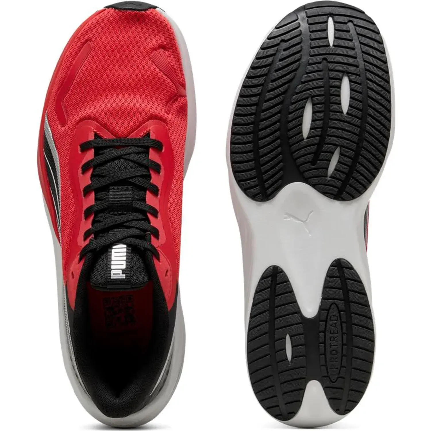 Zapatillas Puma Running Hombre Pounce Lite color rojo | Platanitos