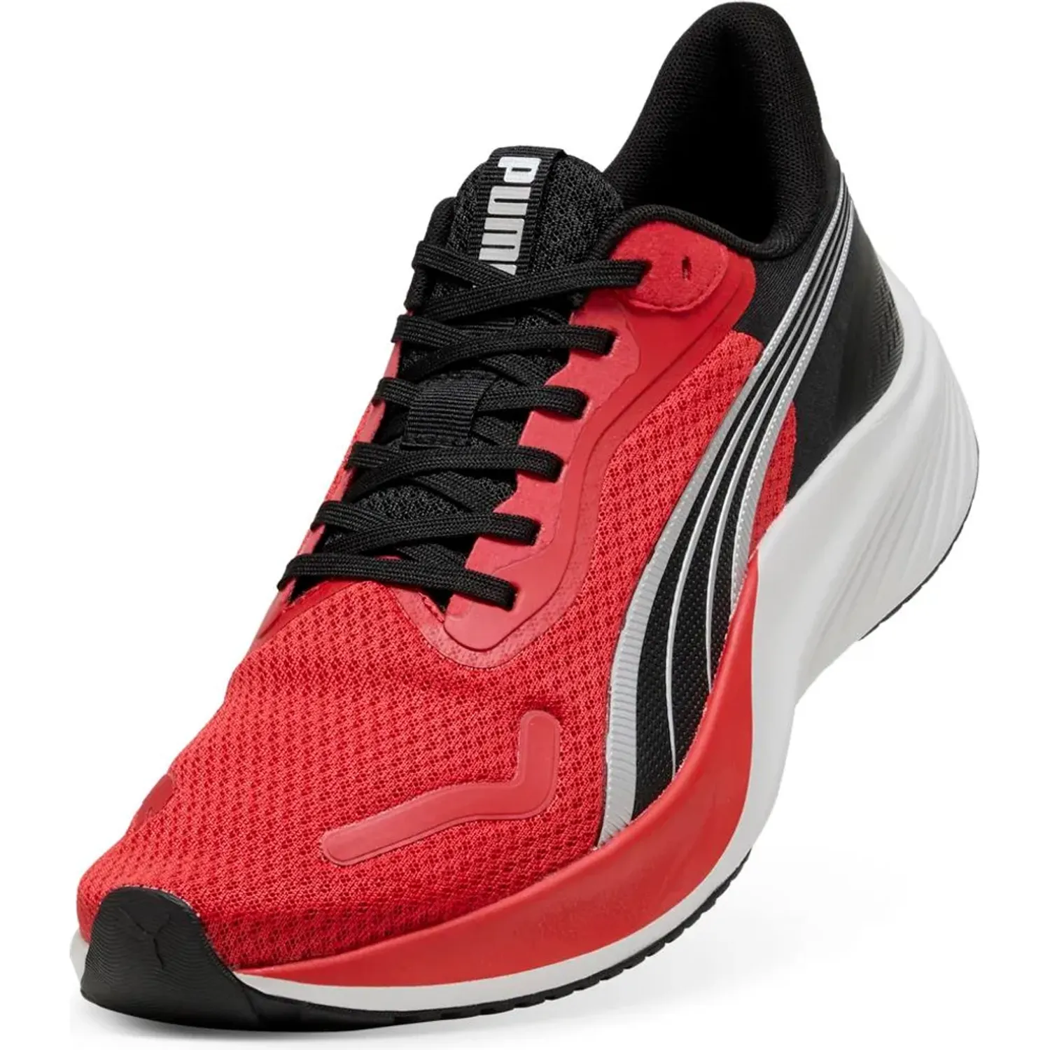 Zapatillas Puma Running Hombre Pounce Lite color rojo | Platanitos