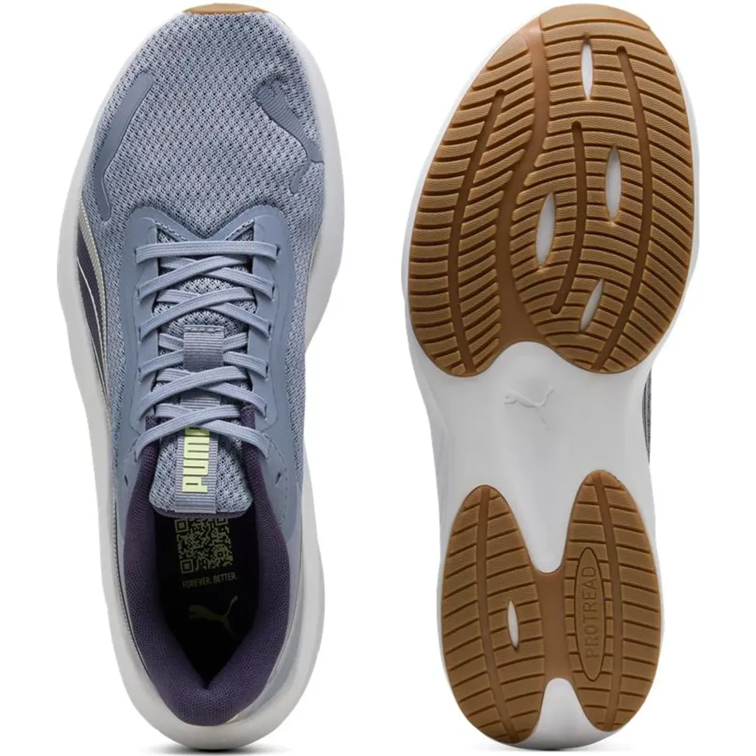 Zapatillas Puma Running Hombre Pounce Lite color gris | Platanitos