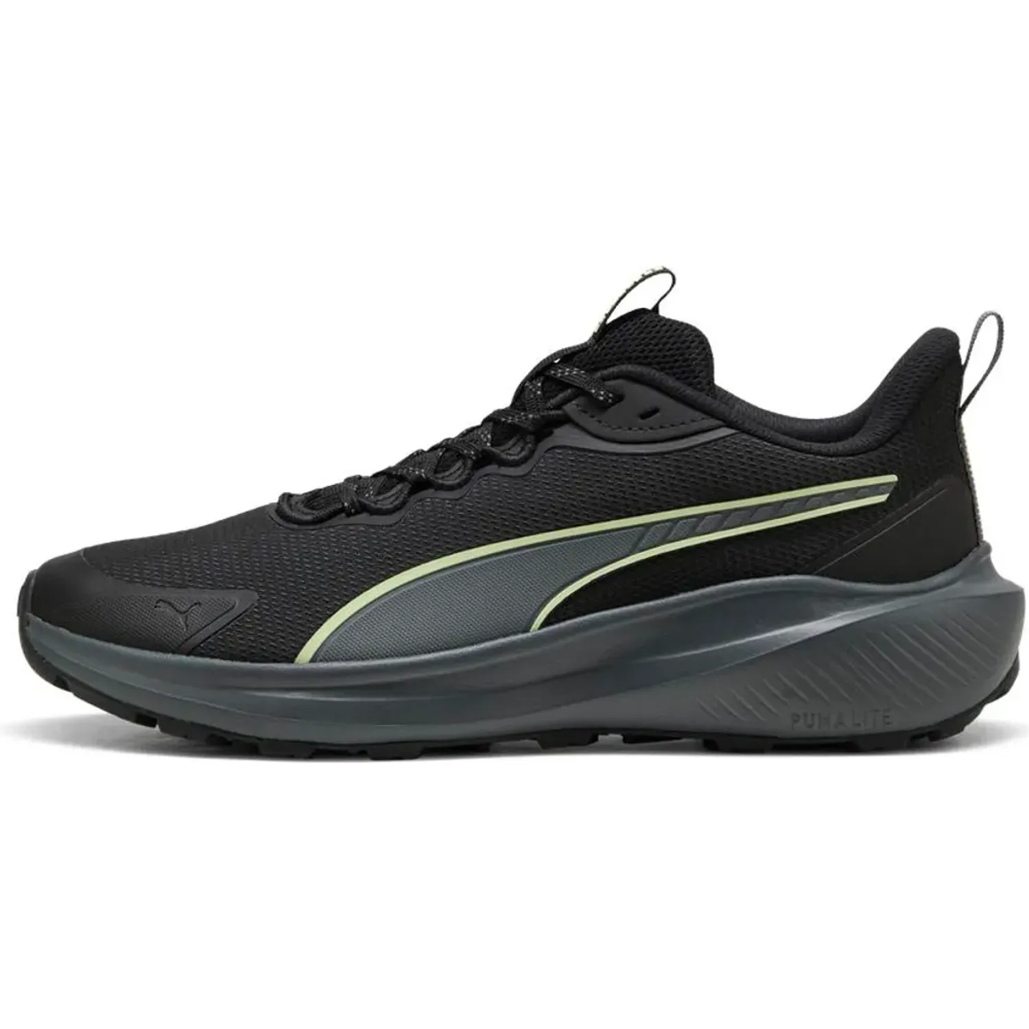 Zapatillas Puma Running Hombre Skyrocket Lite Trail color negro | Platanitos