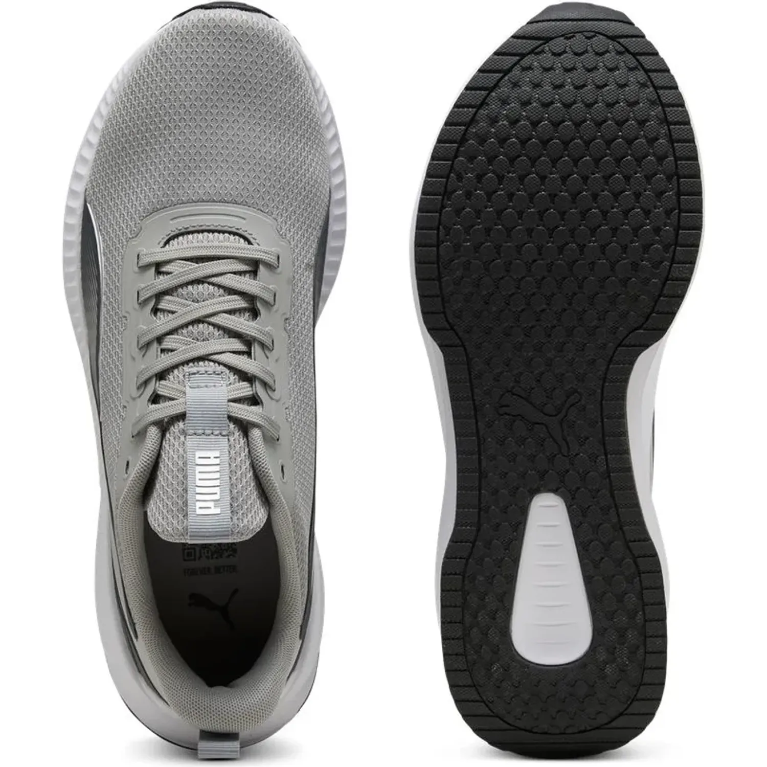 Zapatillas Puma Running Hombre Flyer Lite 3 color gris | Platanitos