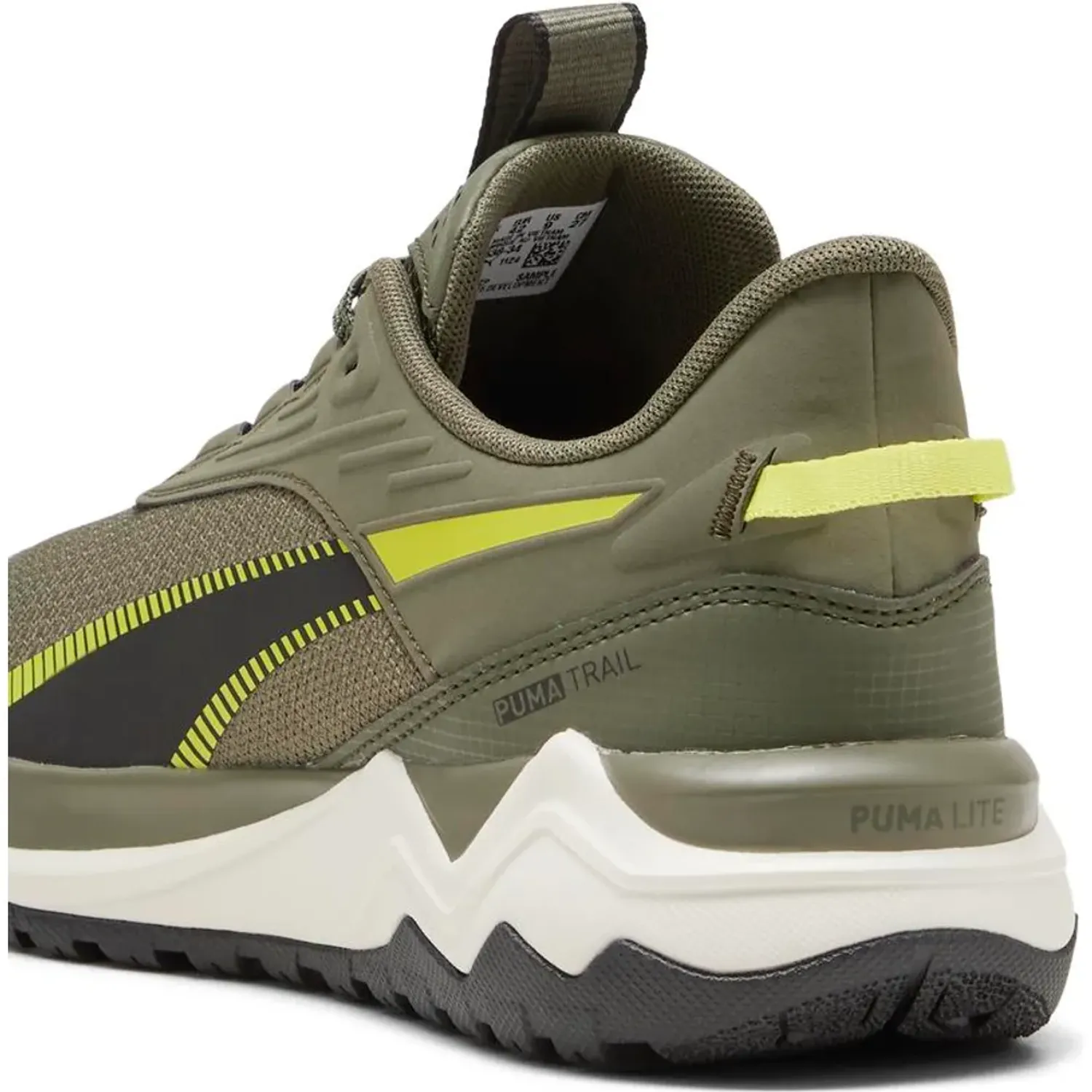 Zapatillas Puma Running Hombre Extend Lite Trail color verde | Platanitos