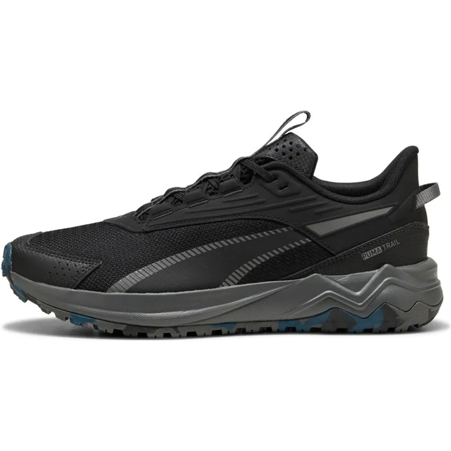 Zapatillas Puma Running Hombre Extend Lite Trail color negro | Platanitos