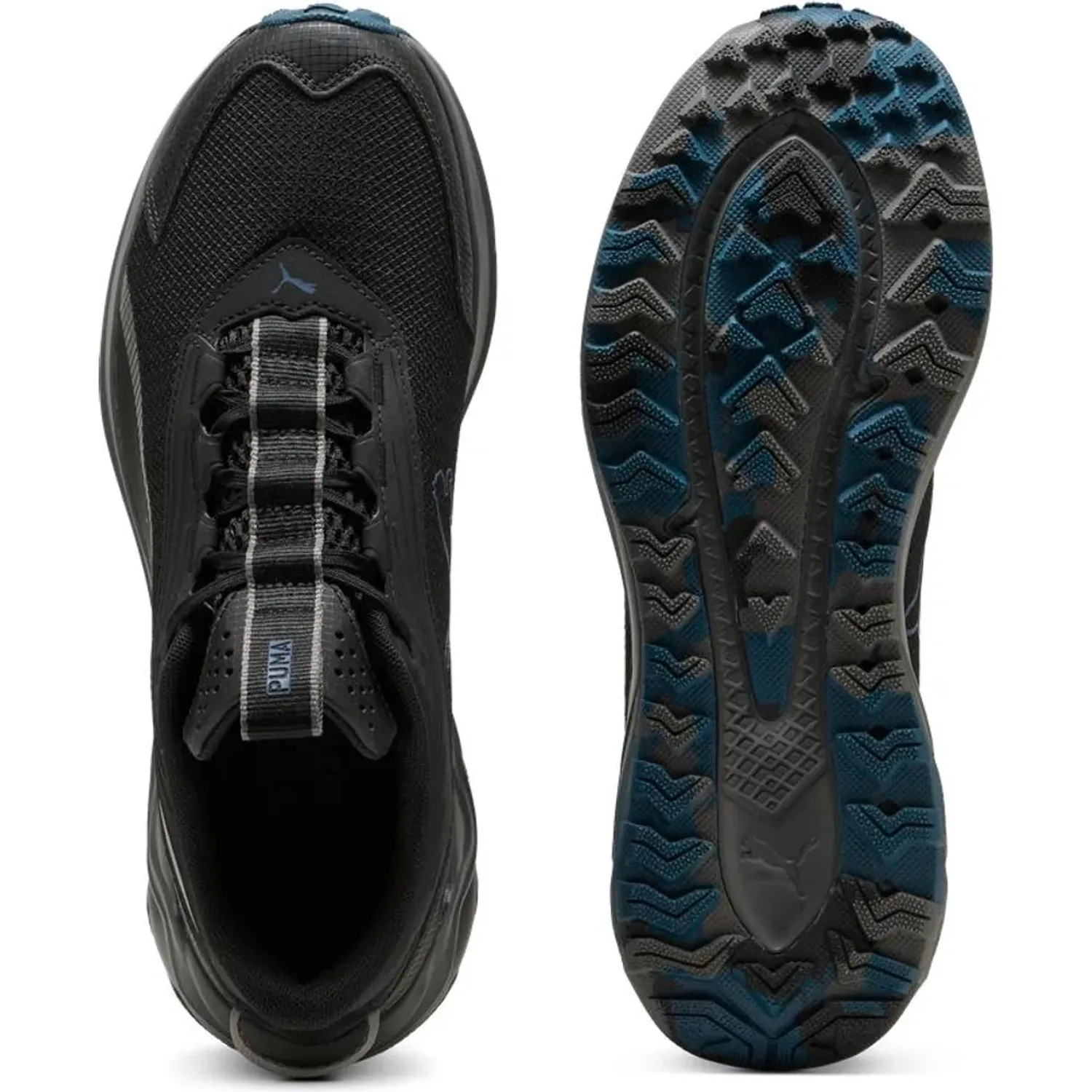 Zapatillas Puma Running Hombre Extend Lite Trail color negro | Platanitos