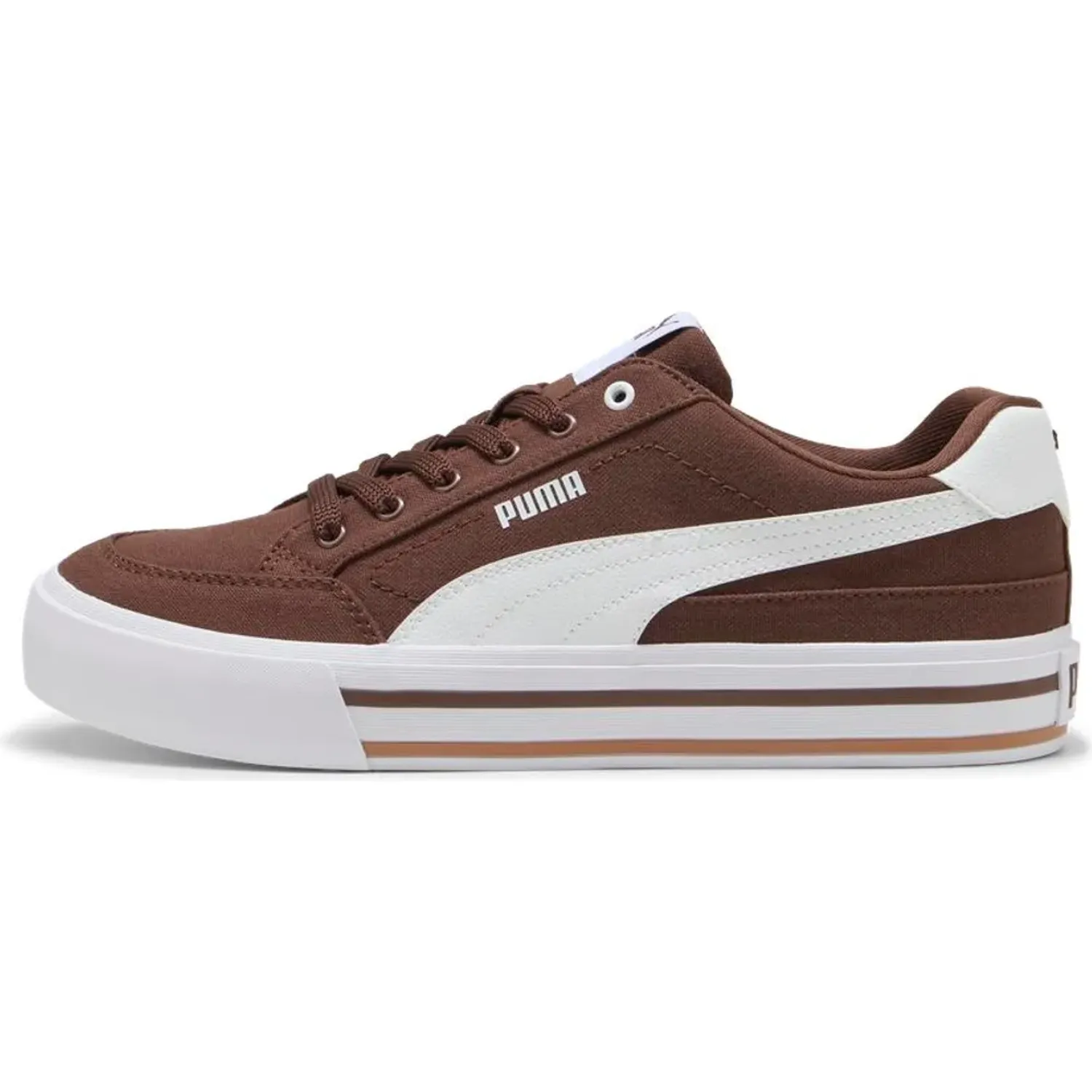 Zapatillas Puma Urbanas Hombre Court Classic Vulc Fs color marrón | Platanitos