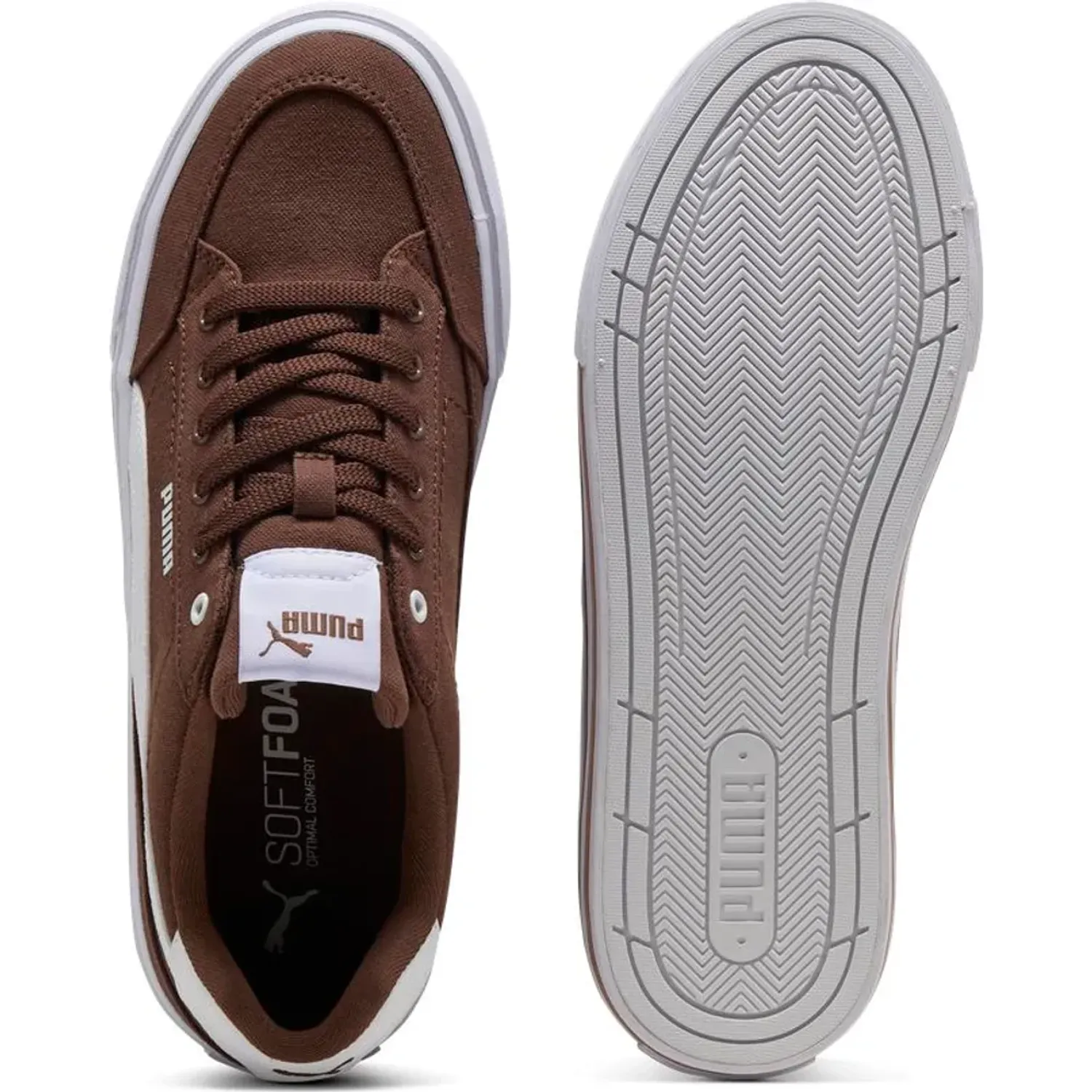 Zapatillas Puma Urbanas Hombre Court Classic Vulc Fs color marrón | Platanitos