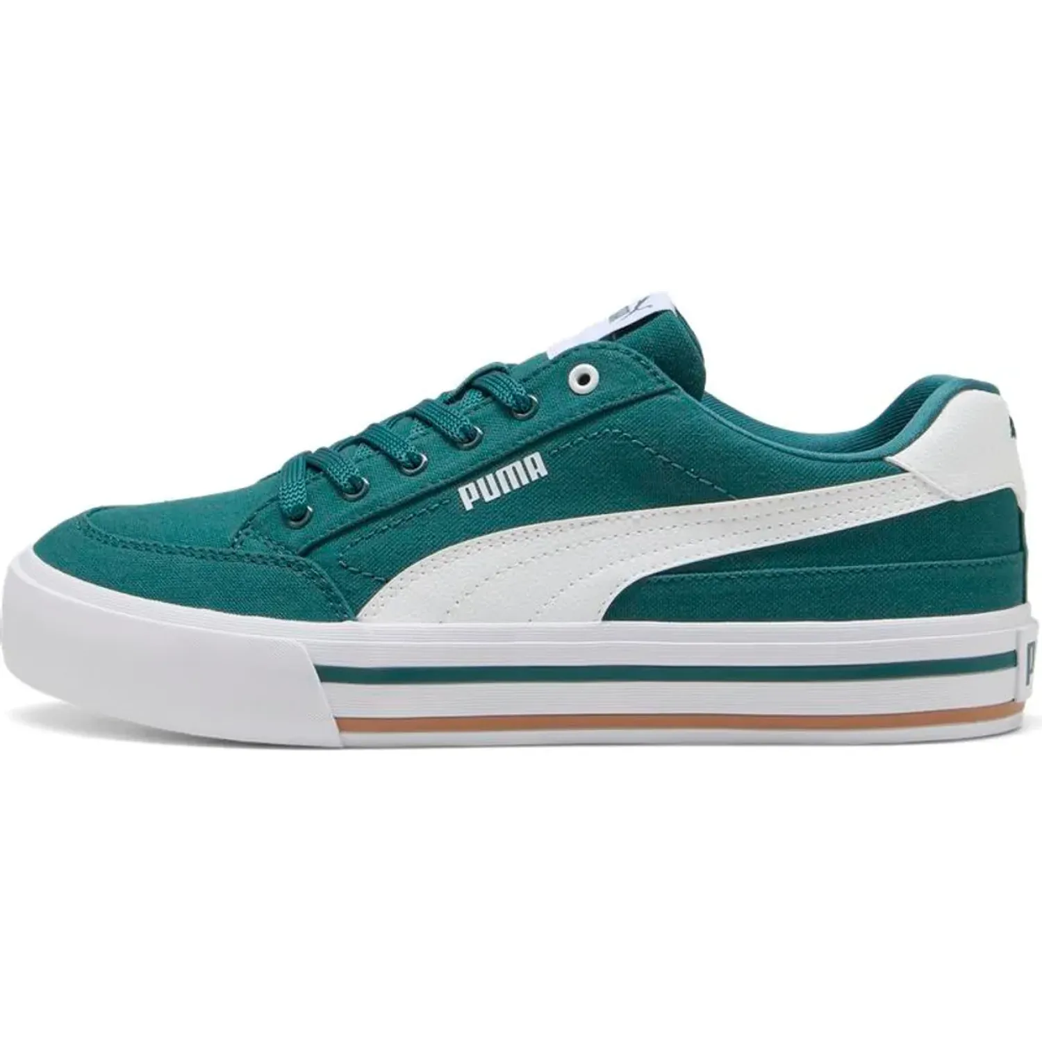 Zapatillas Puma Urbanas Hombre Court Classic Vulc Fs color verde | Platanitos