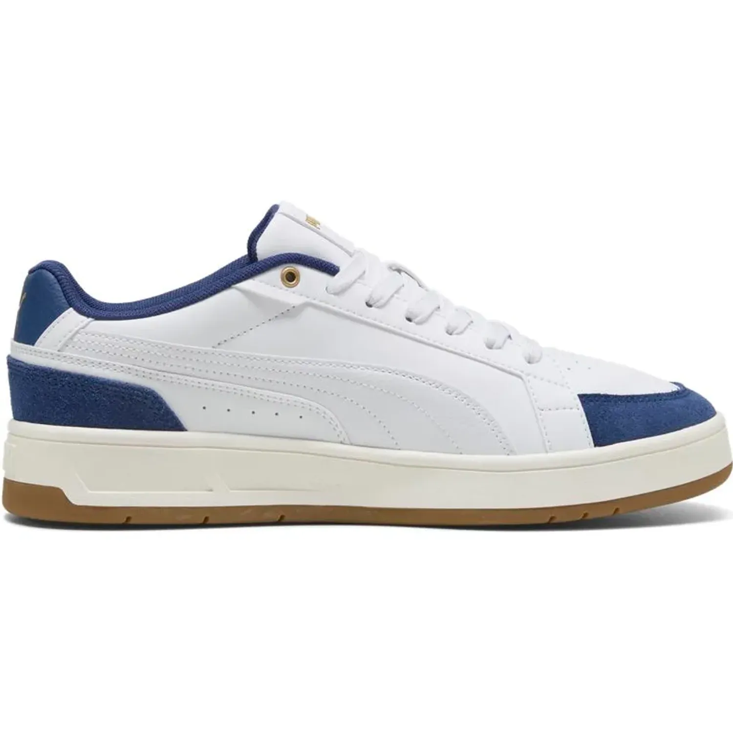 Zapatillas Puma Urbanas Hombre Court Classico Sport color blanco | Platanitos