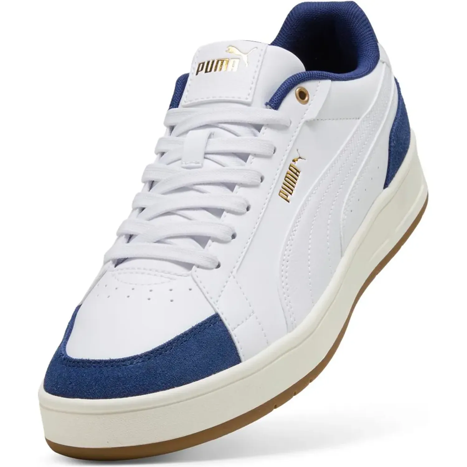 Zapatillas Puma Urbanas Hombre Court Classico Sport color blanco | Platanitos
