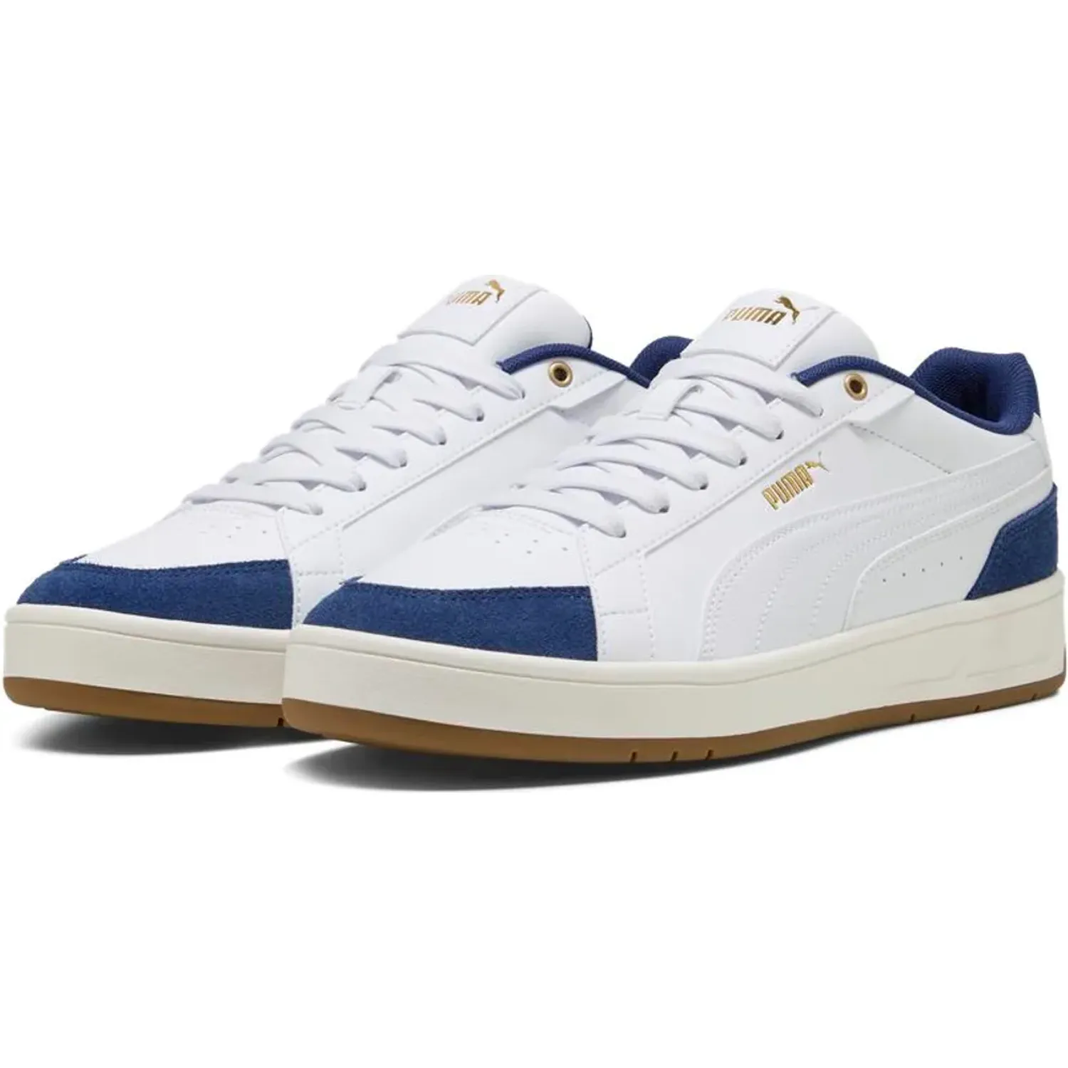 Zapatillas Puma Urbanas Hombre Court Classico Sport color blanco | Platanitos