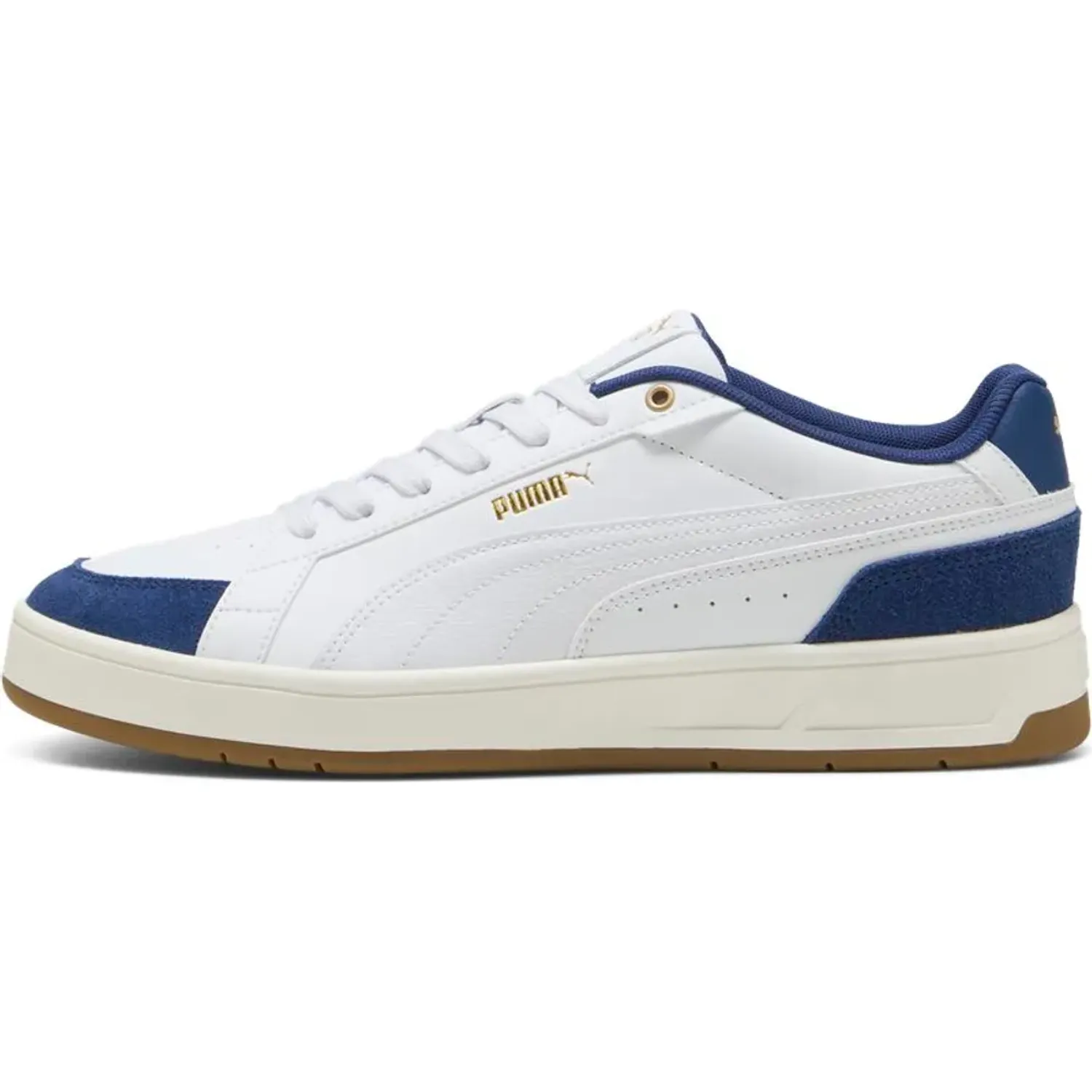 Zapatillas Puma Urbanas Hombre Court Classico Sport color blanco | Platanitos