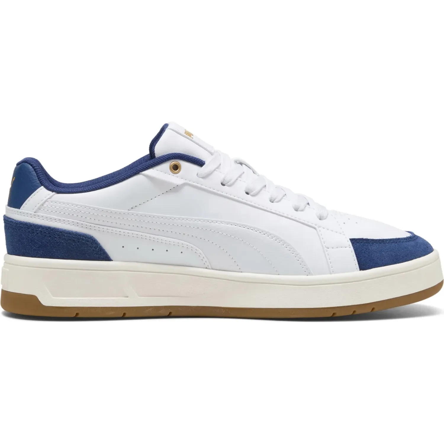 Zapatillas Puma Urbanas Hombre Court Classico Sport color blanco | Platanitos