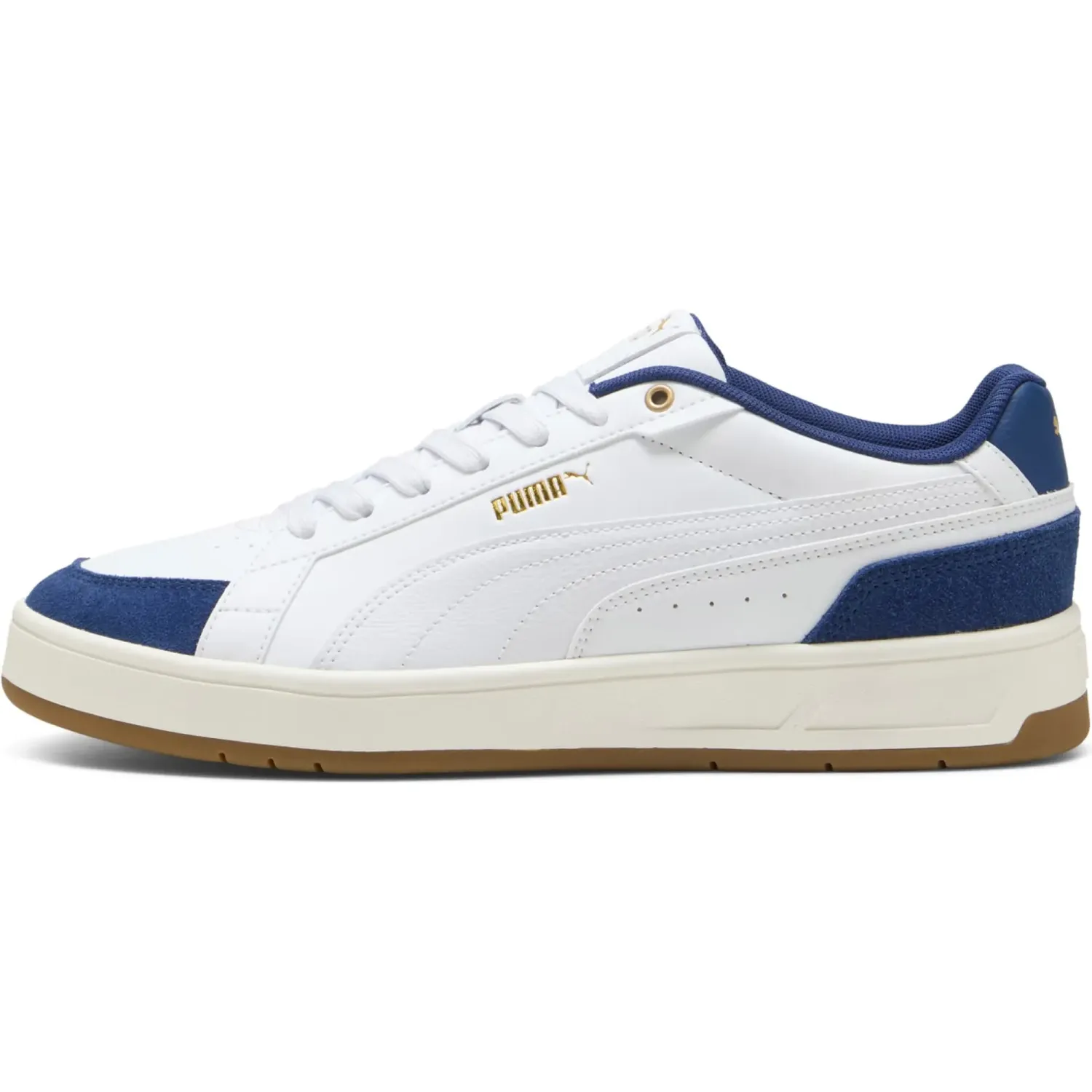 Zapatillas Puma Urbanas Hombre Court Classico Sport color blanco | Platanitos
