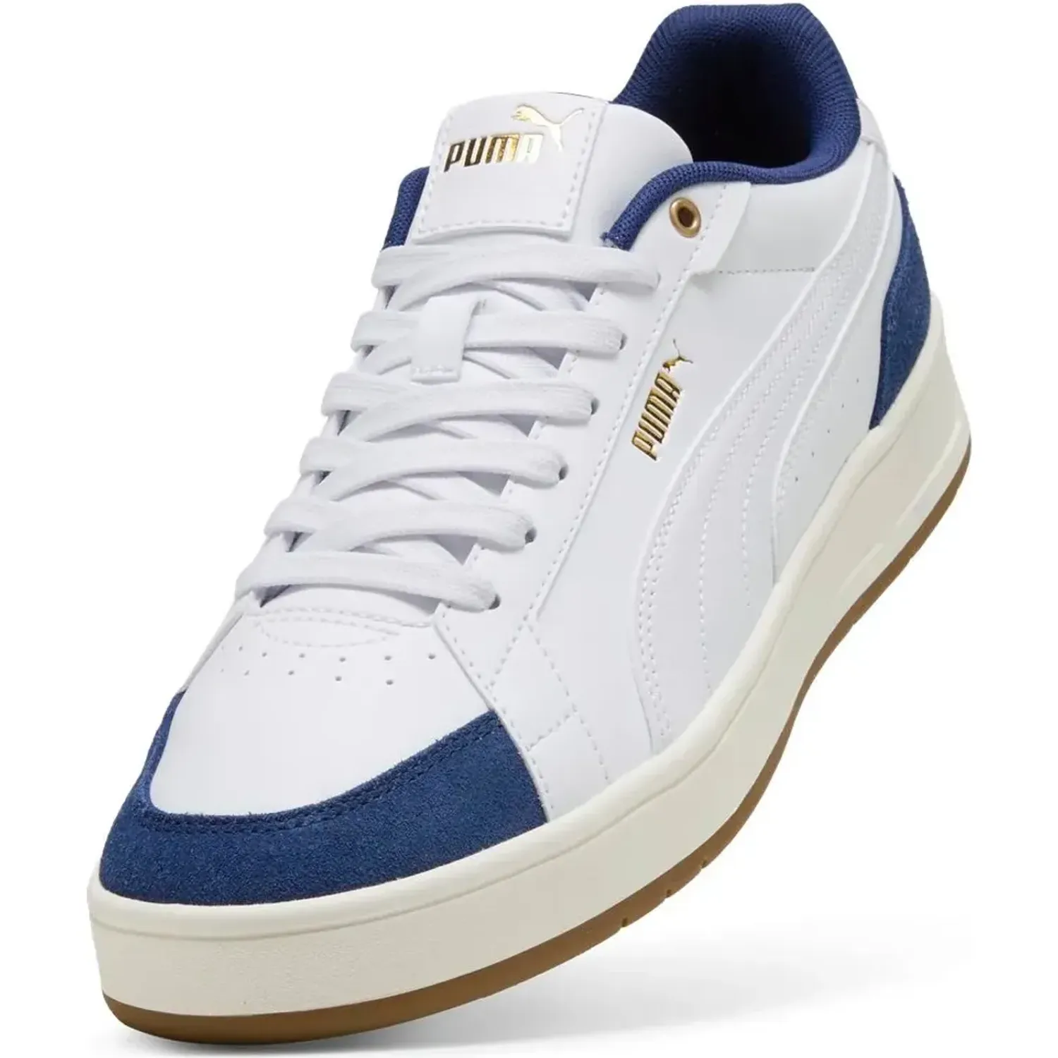 Zapatillas Puma Urbanas Hombre Court Classico Sport color blanco | Platanitos