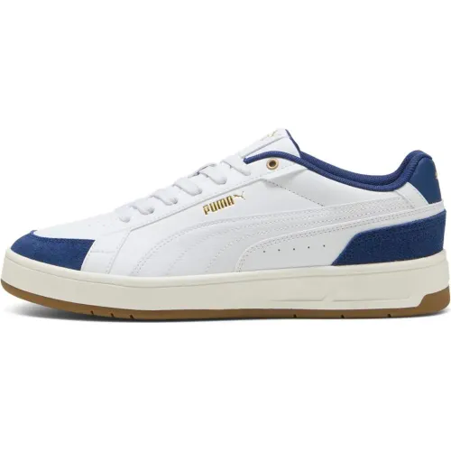 Zapatillas Puma Urbanas Hombre Court Classico Sport color blanco | Platanitos