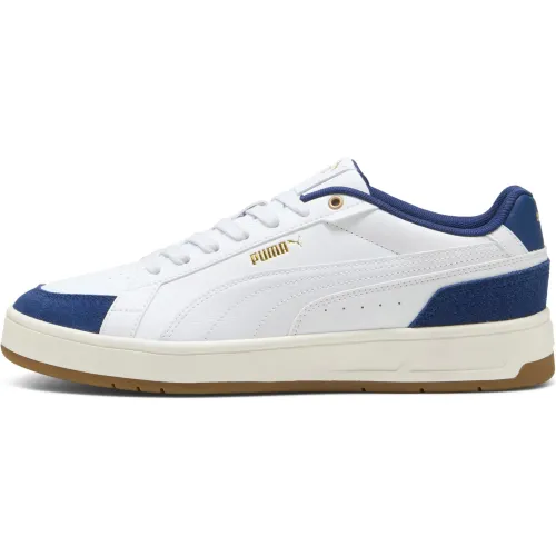 Zapatillas Puma Urbanas Hombre Court Classico Sport color blanco | Platanitos