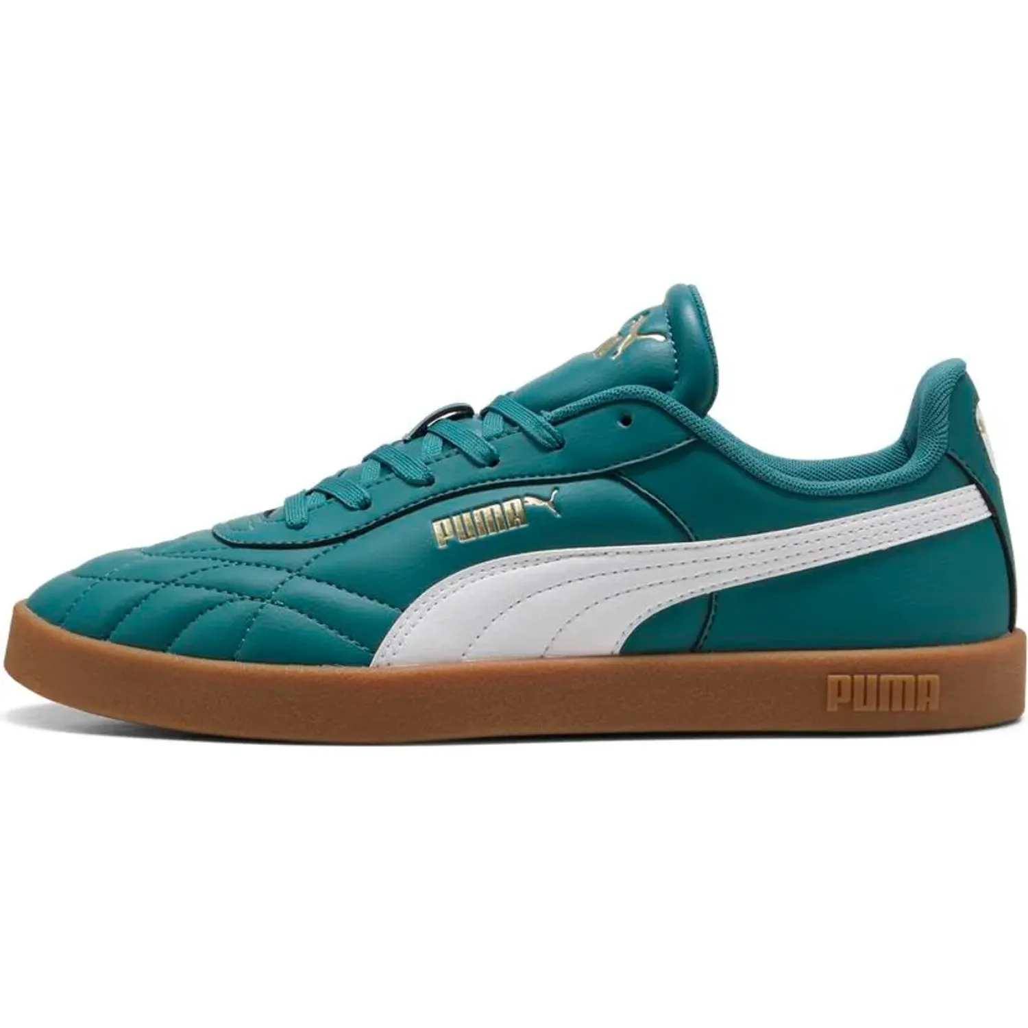 Zapatillas Puma Urbanas Hombre Club Ii Indoor color verde | Platanitos