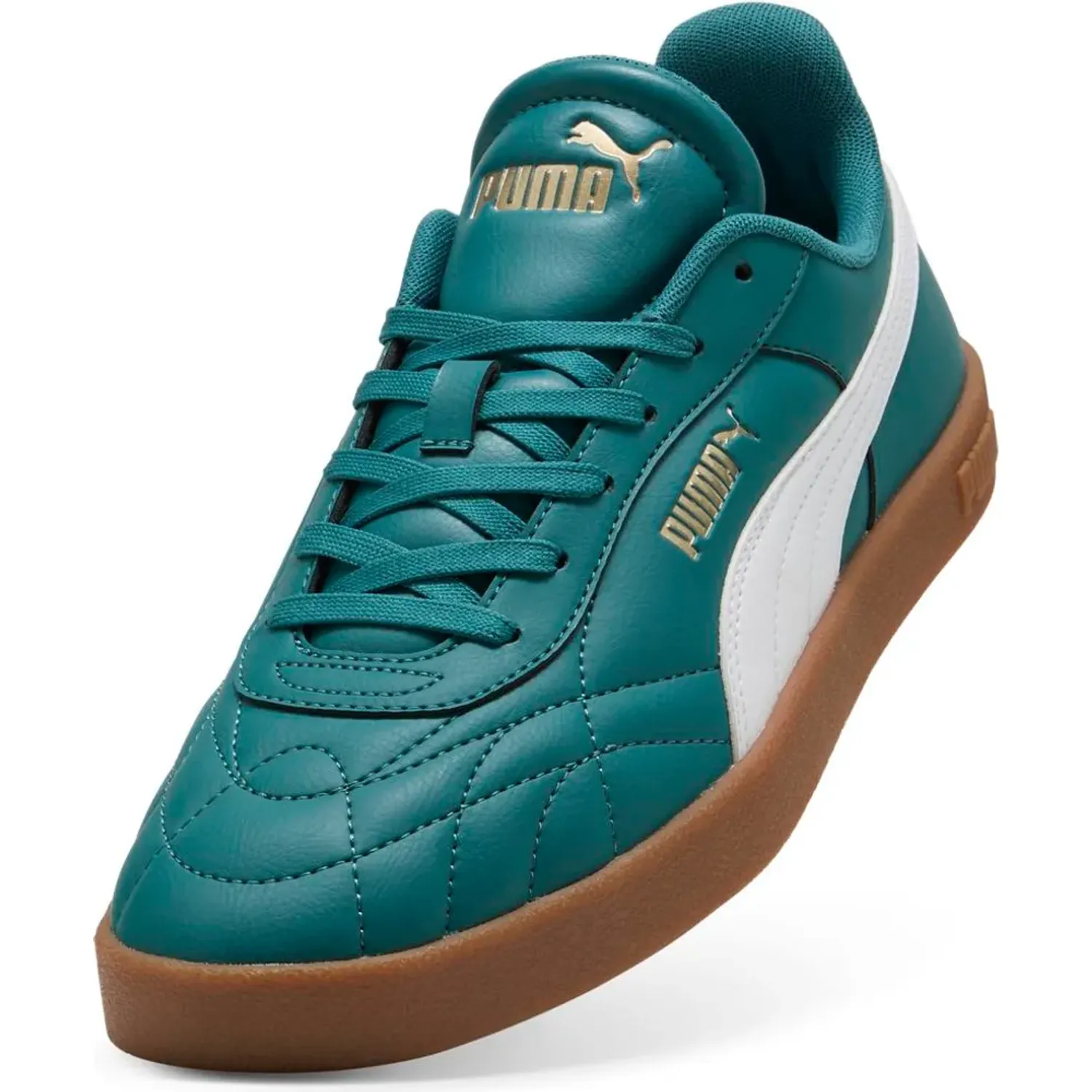 Zapatillas Puma Urbanas Hombre Club Ii Indoor color verde | Platanitos