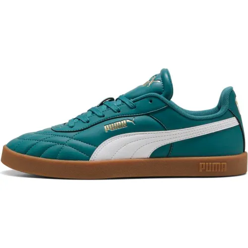 Zapatillas Puma Urbanas Hombre Club Ii Indoor color verde | Platanitos