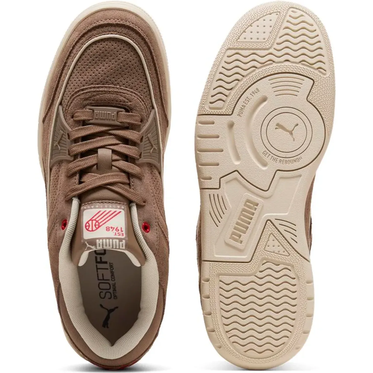 Zapatillas Puma Urbanas Hombre Rebound Retro Sport Sd color marrón | Platanitos