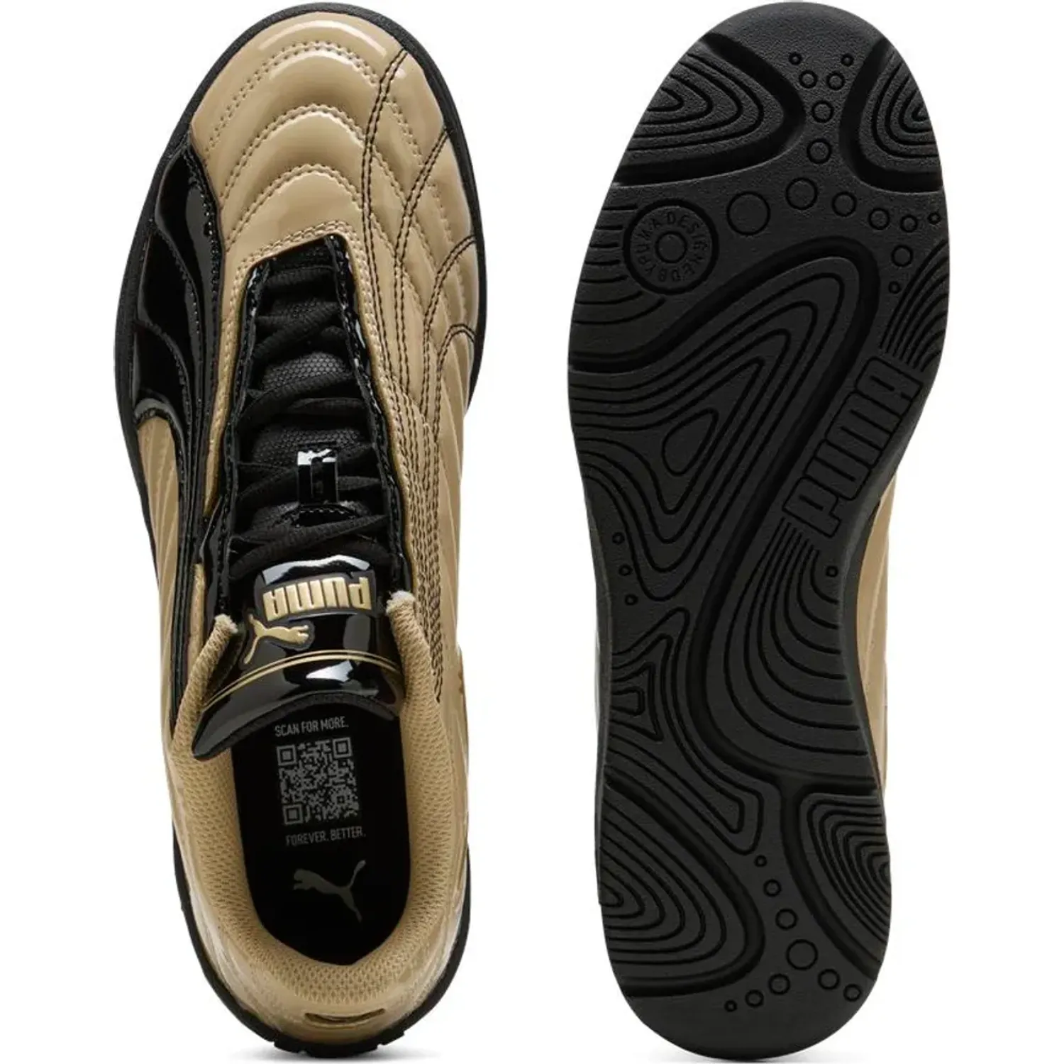 Zapatillas Puma Urbanas Hombre Tifosi Calcio Metal color dorado | Platanitos