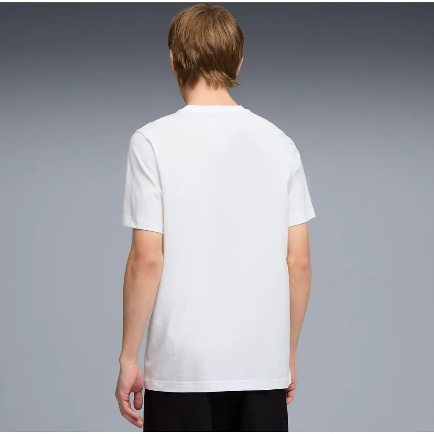 Polo Puma Deportivo Hombre Graphics 2 Color No. 1 Logo Tee color blanco | Platanitos
