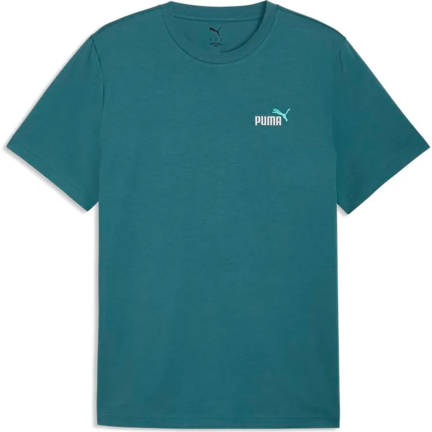 Polo Puma Deportivo Hombre Ess 2 Color Small No. 1 Logo Tee color verde | Platanitos