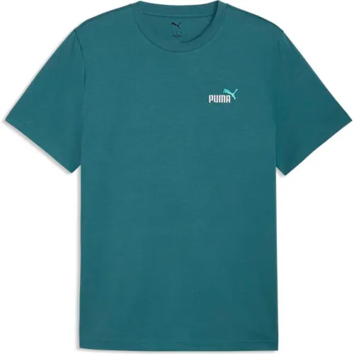 Polo Puma Deportivo Hombre Ess 2 Color Small No. 1 Logo Tee color verde | Platanitos