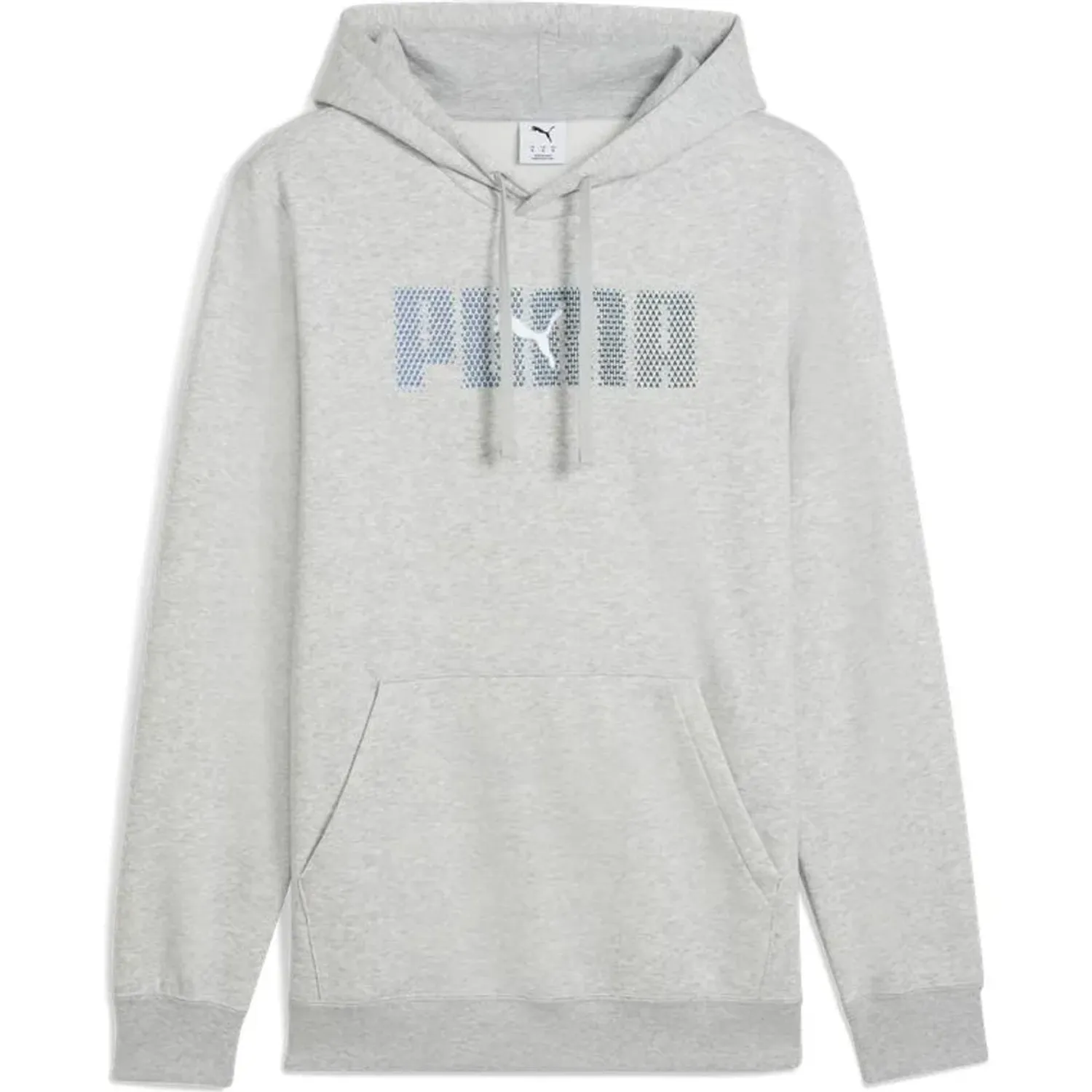 Polera Puma Deportivo Hombre Ess Logo Lab Hoodie Fl color gris | Platanitos