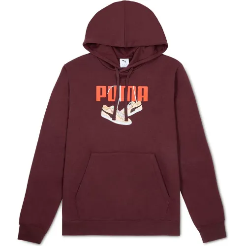 Puma Polera Deportivo Hombre Ess Graphic Sneaker Hoodie Fl