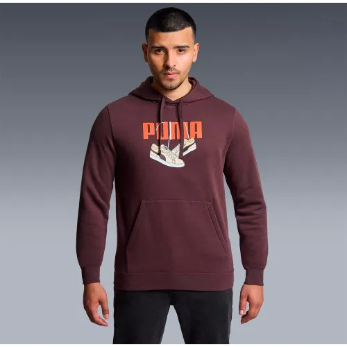 Polera Puma Deportivo Hombre Ess Graphic Sneaker Hoodie Fl | Platanitos