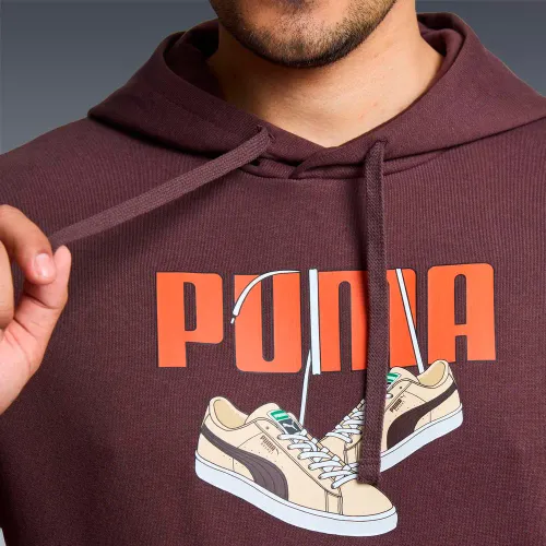 Puma Polera Deportivo Hombre Ess Graphic Sneaker Hoodie Fl