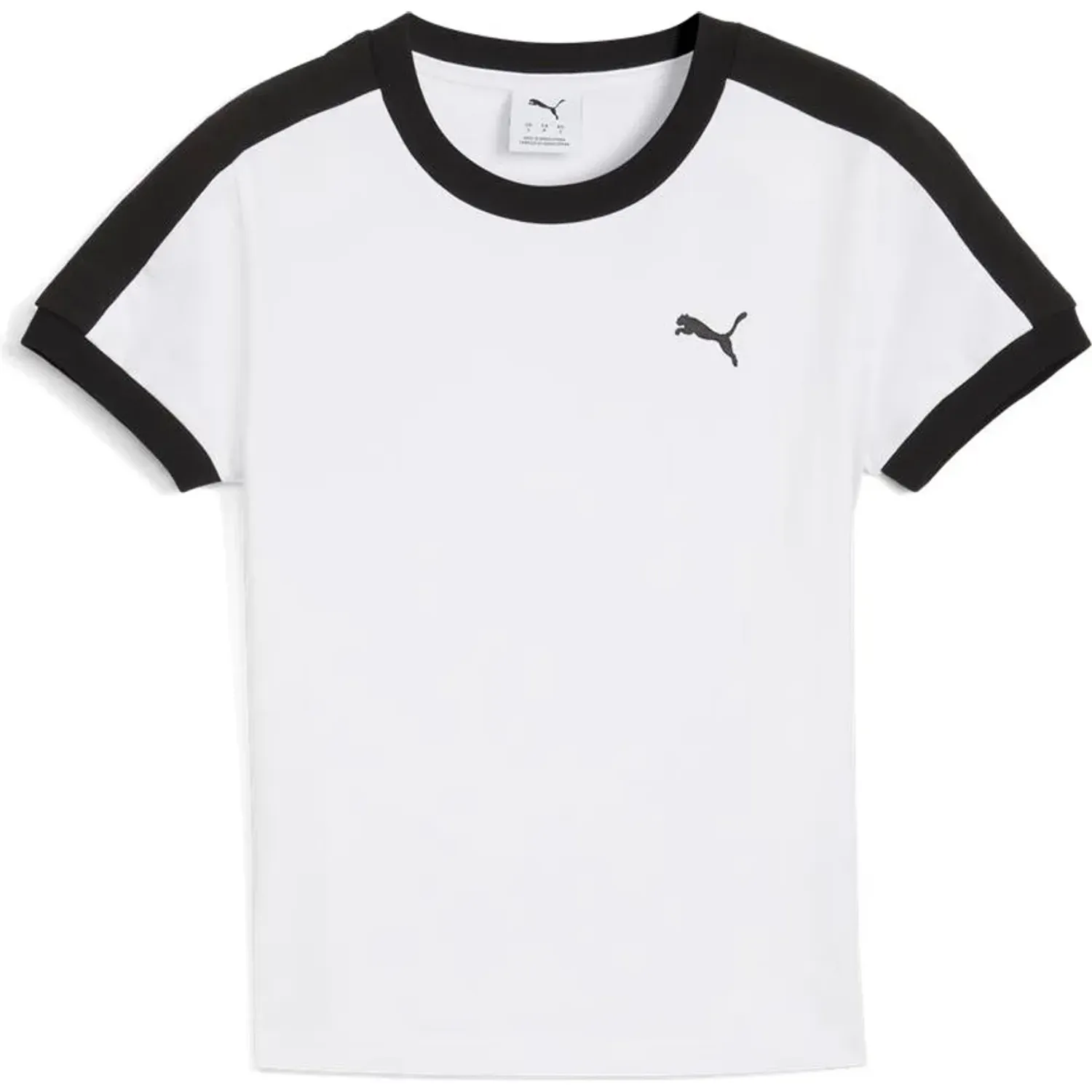 Polo Puma Deportivo Mujer T7 Always On Slim Tee color blanco | Platanitos