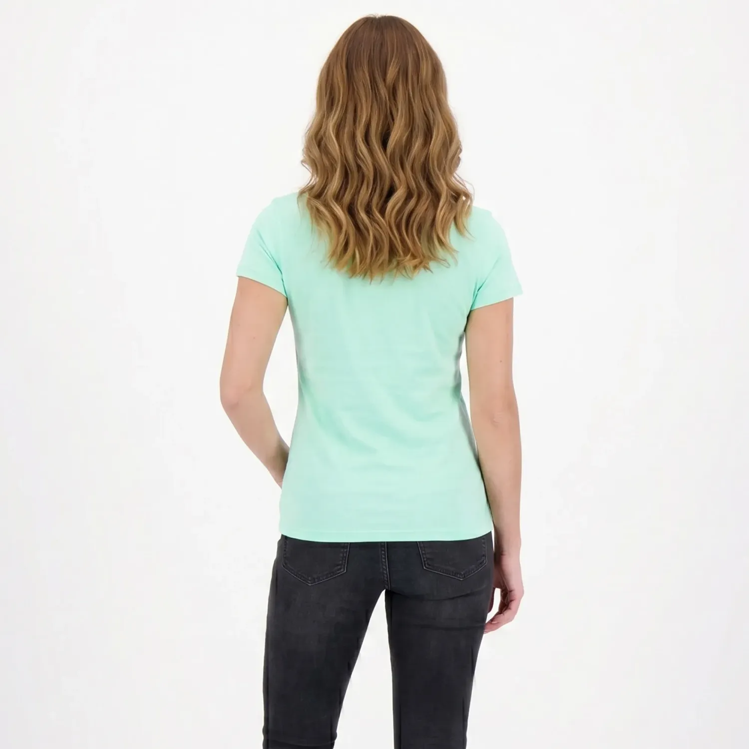 Polo Puma Deportivo Mujer Ess No. 1 Logo Tee (S) color verde | Platanitos