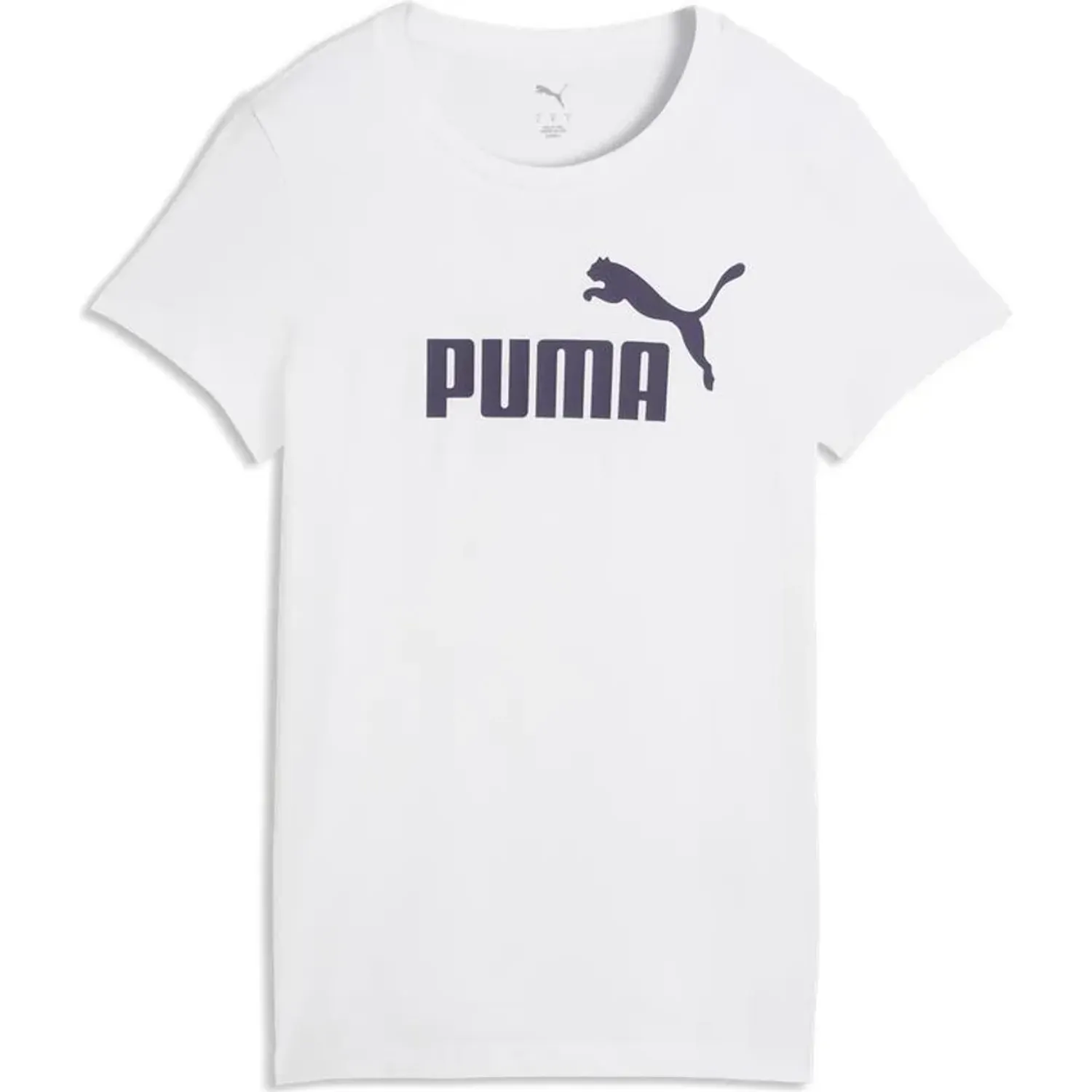 Polo Puma Deportivo Mujer Ess No. 1 Logo Tee (S) color blanco | Platanitos