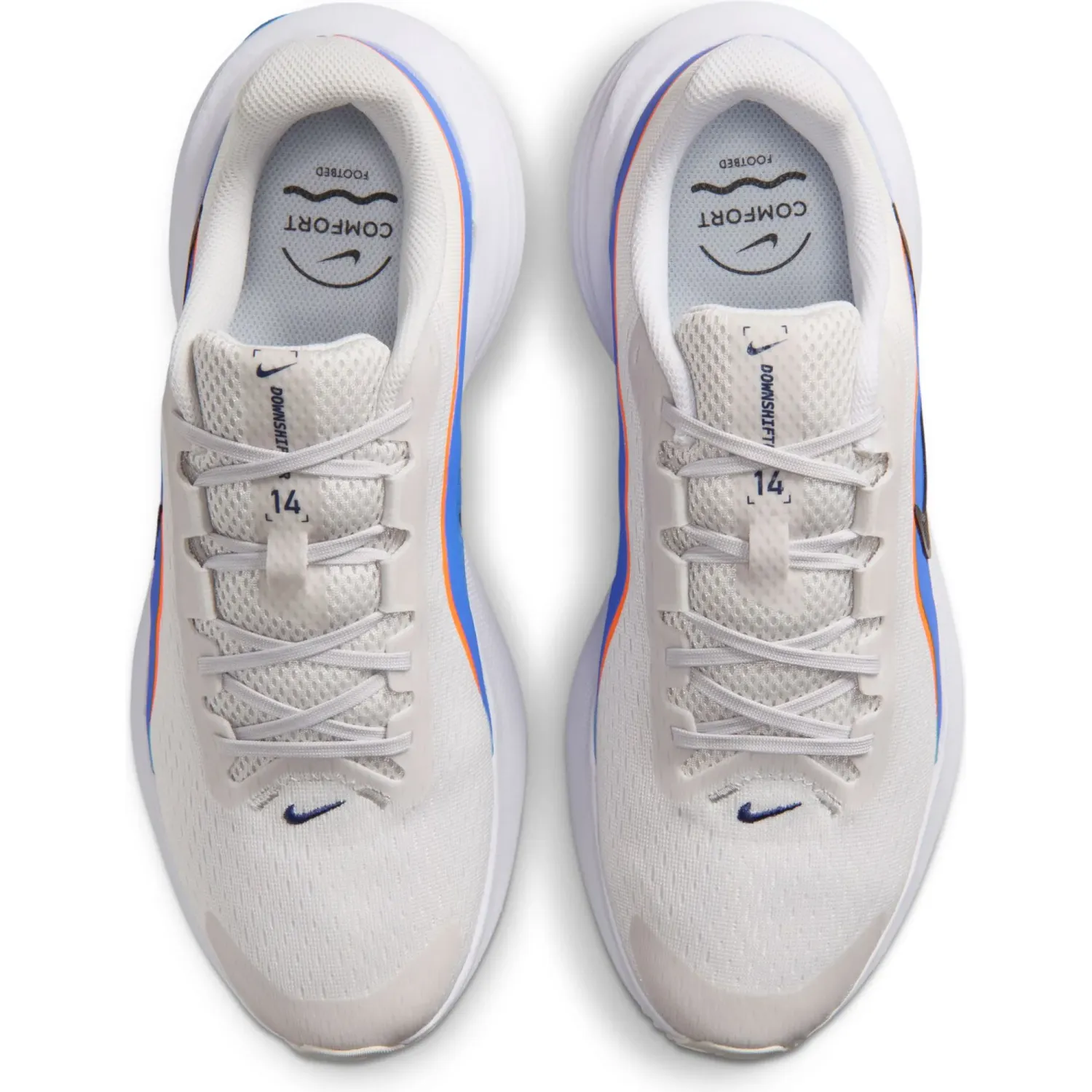 Zapatillas Nike Running Hombre Downshifter 14 color blanco | Platanitos