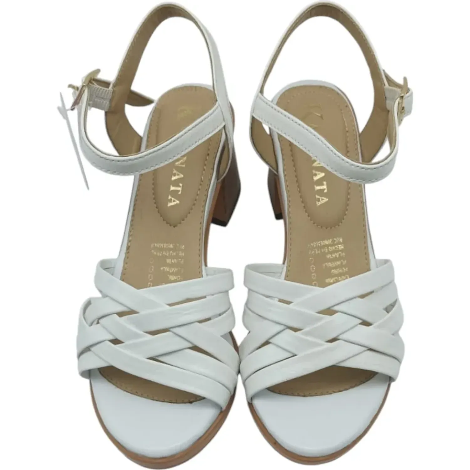 KAMINATA Sandalia Kaminata Casual Mujer B011 color blanco | Platanitos