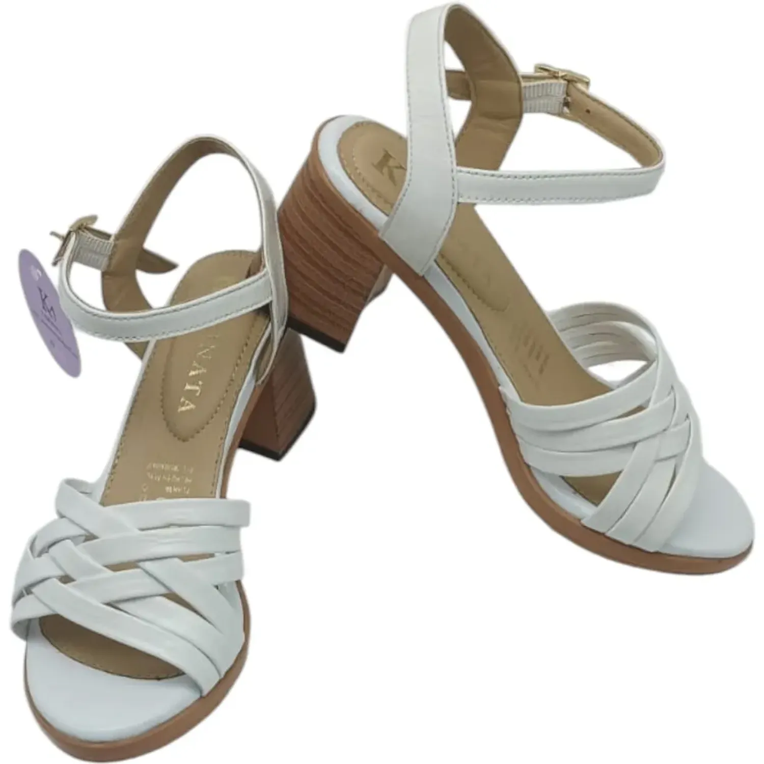 KAMINATA Sandalia Kaminata Casual Mujer B011 color blanco | Platanitos