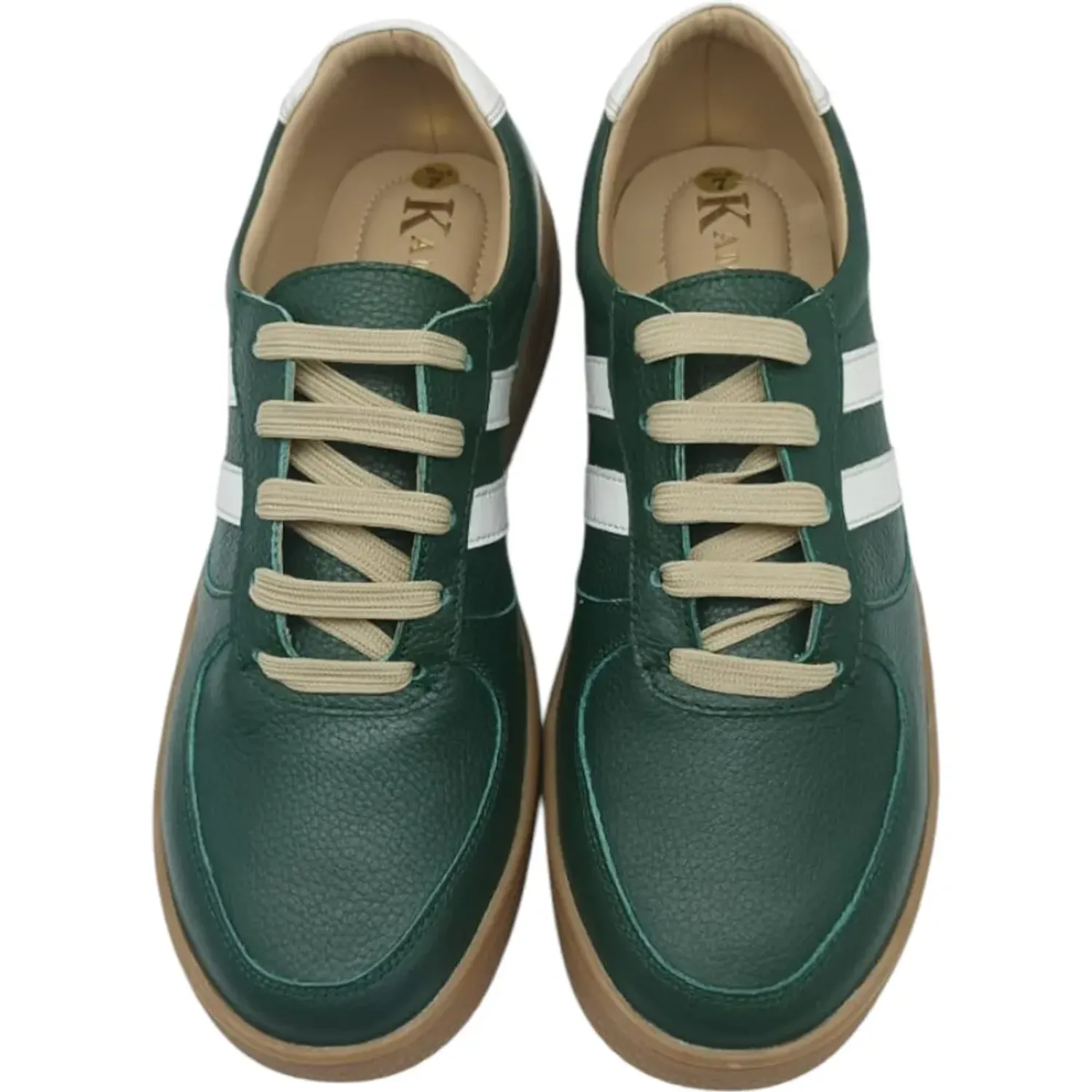 Zapatilla Kaminata Casual Mujer Sol color verde | Platanitos