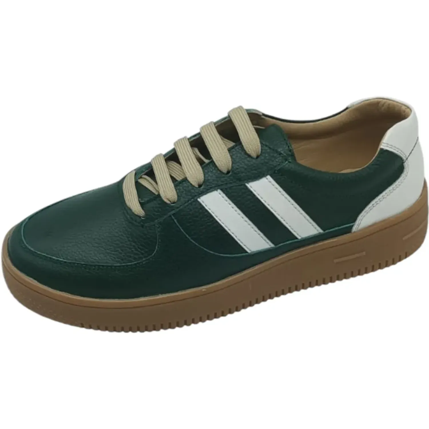 Zapatilla Kaminata Casual Mujer Sol color verde | Platanitos