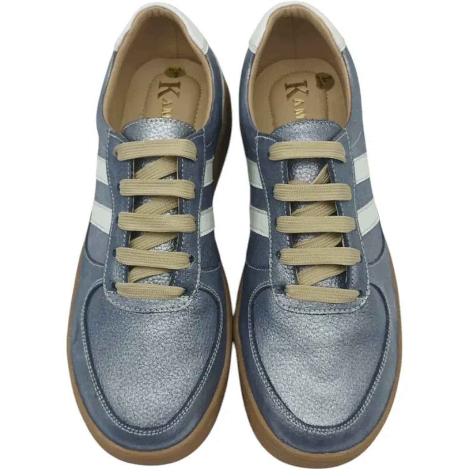 Zapatilla Kaminata Casual Mujer Sol color azul / blanco | Platanitos