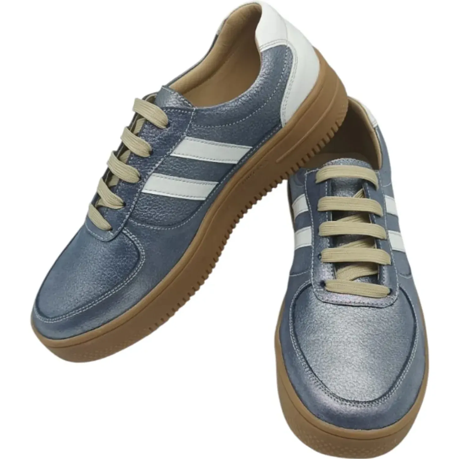 Zapatilla Kaminata Casual Mujer Sol color azul / blanco | Platanitos