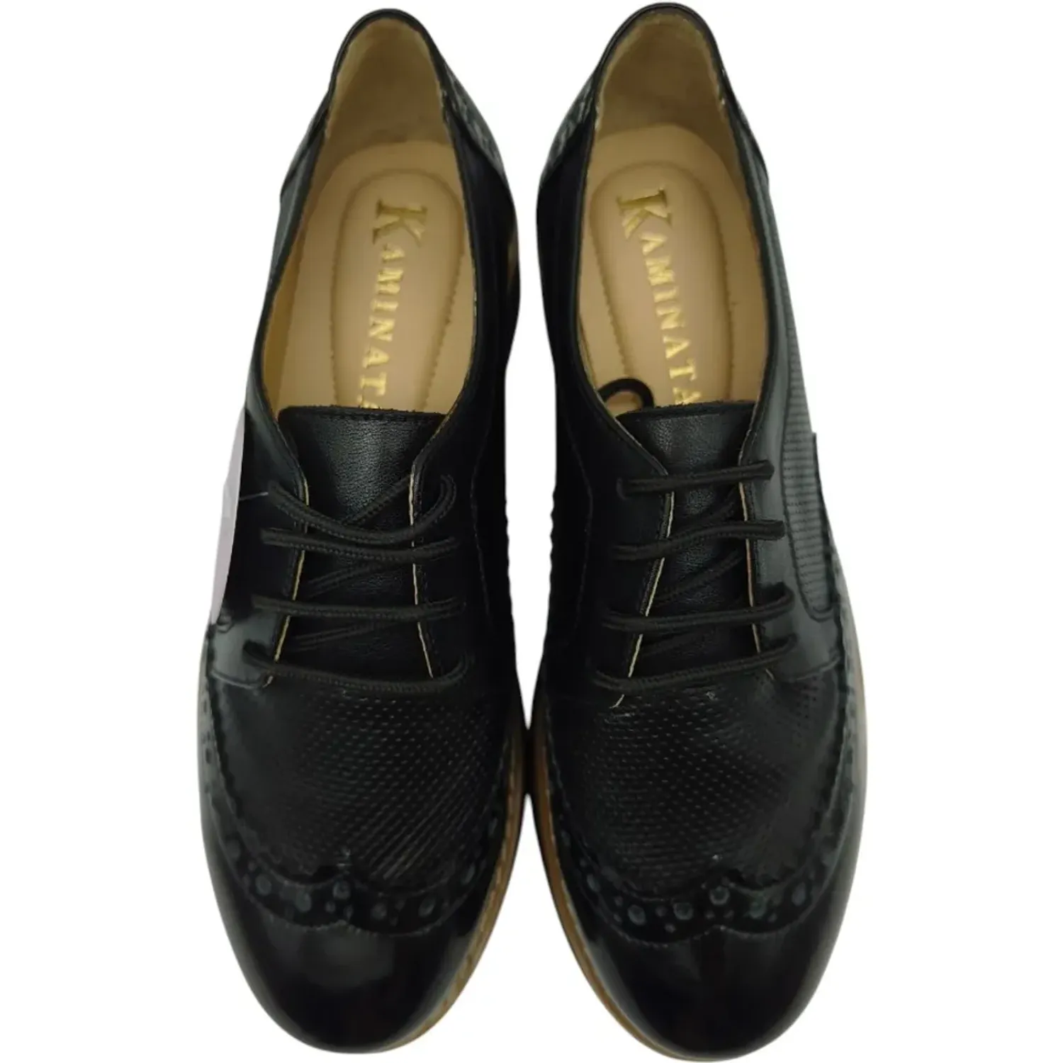 Zapato Kaminata Casual Mujer Yeli color negro / marron | Platanitos