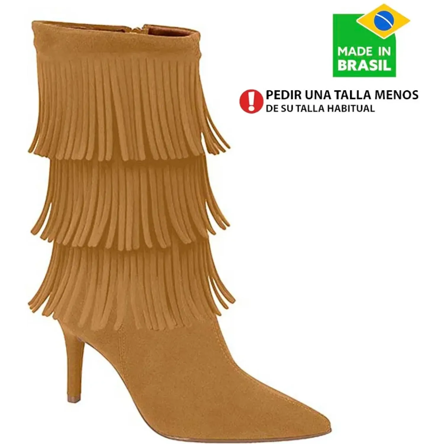 Botas Vizzano De Vestir Mujer 3112 color caramelo | Platanitos
