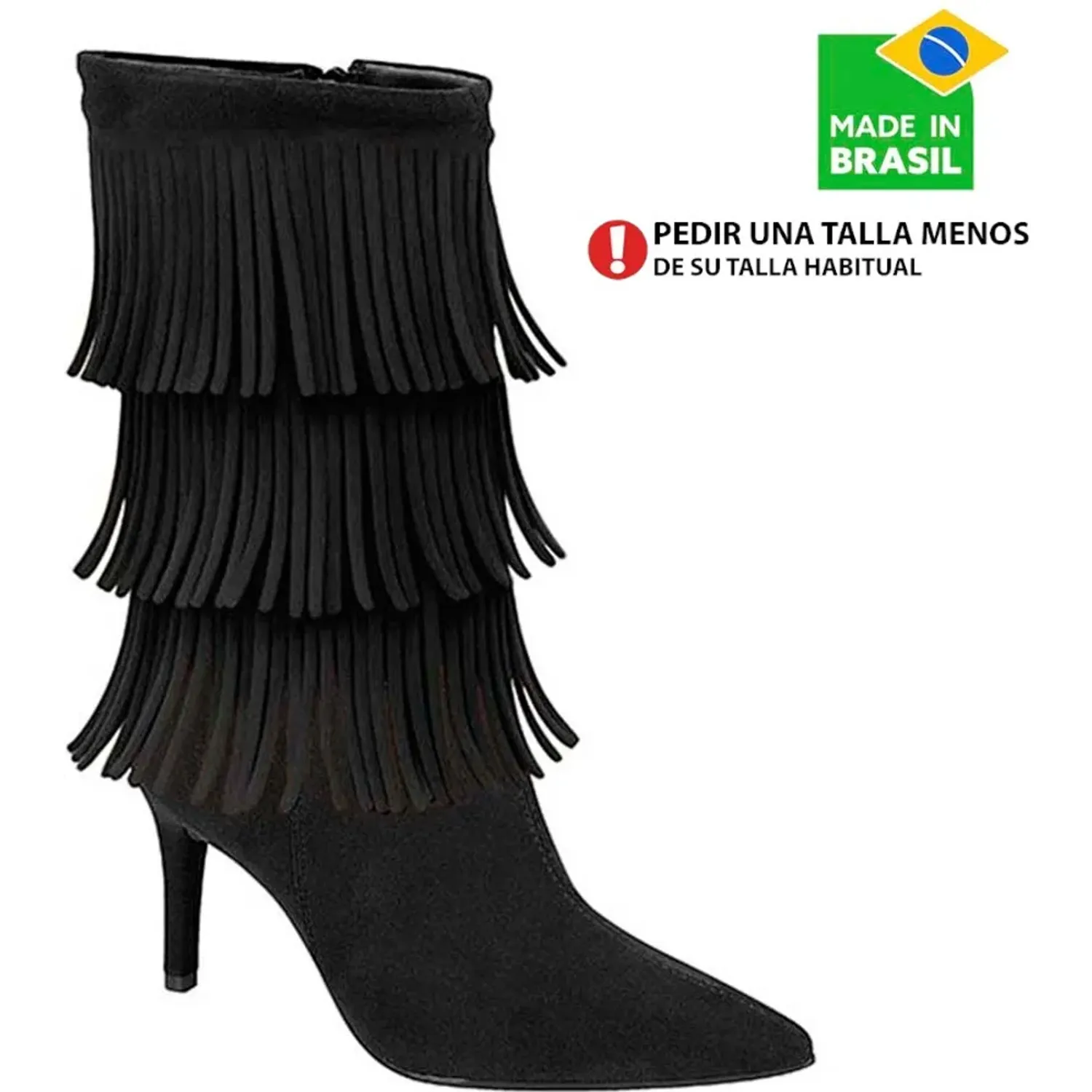 Botas Vizzano De Vestir Mujer 3112 color negro | Platanitos