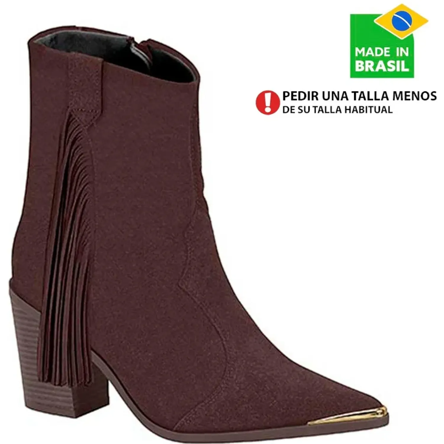Botas Vizzano De Vestir Mujer 3113 color cacao | Platanitos