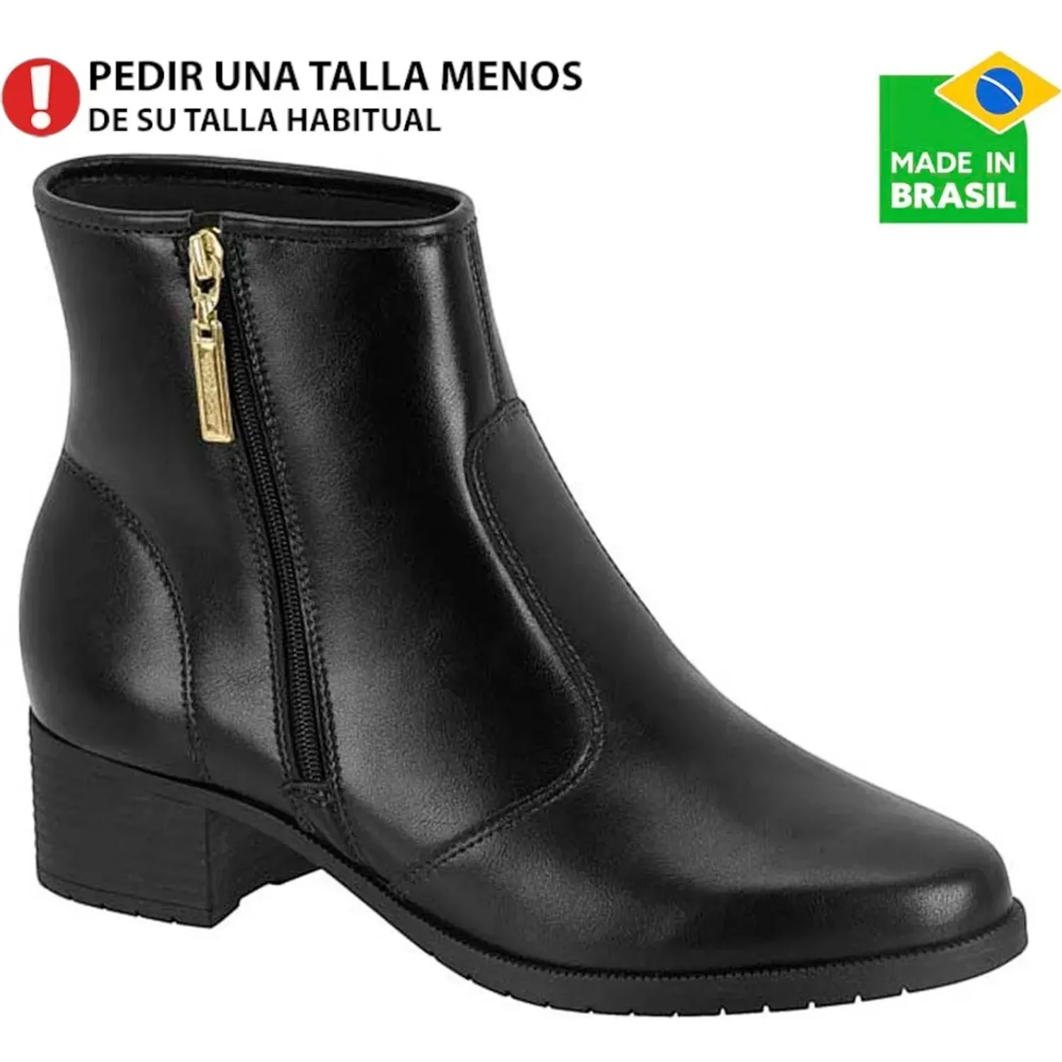 MOLECA Botin Moleca De Vestir Mujer 5346 color negro | Platanitos